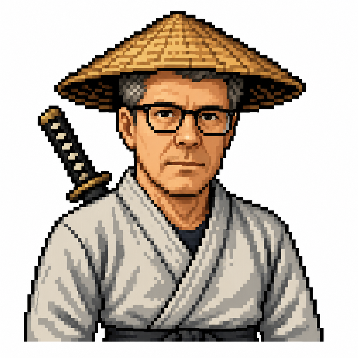 Mug - 8bit Samurai DAD - aperçu 8