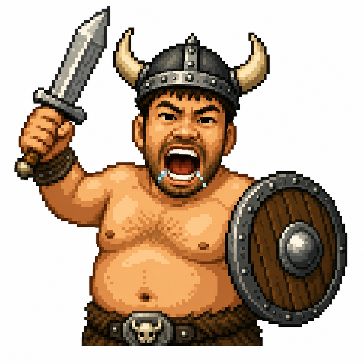 Mug - 8bit Barbarian DAD - aperçu 8