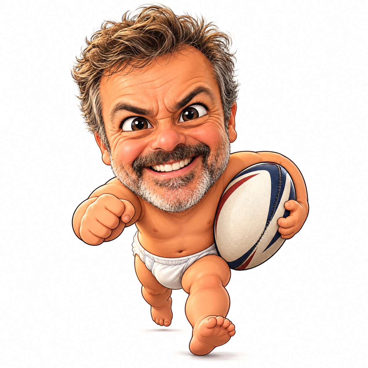 T-Shirt Né pour le Rugby - aperçu 8