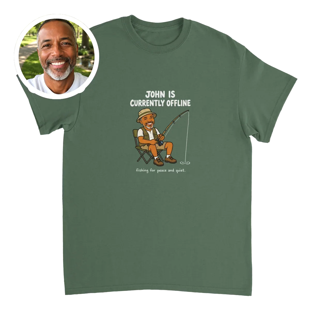 Currently Offline® Fish & Chill T-Shirt