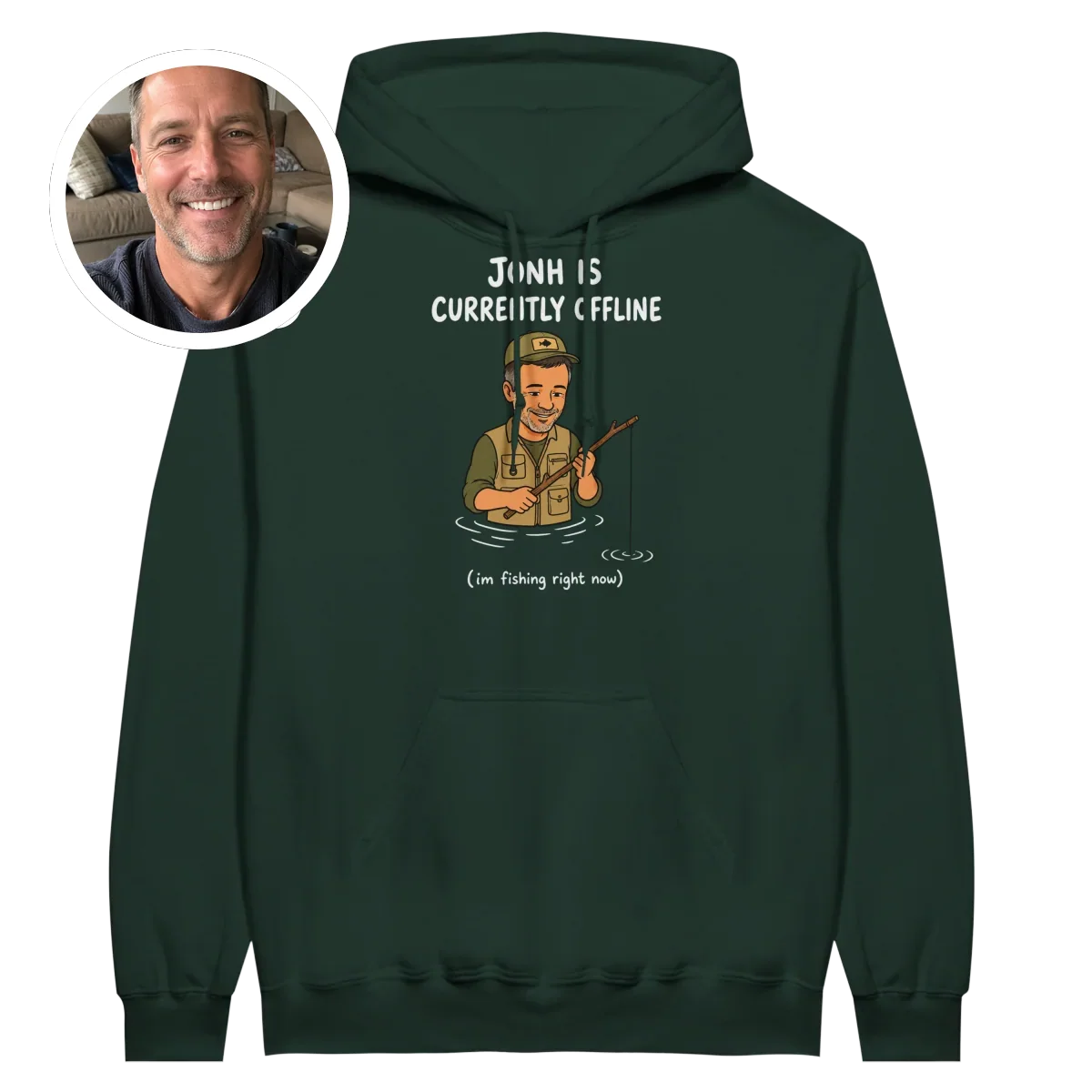 Currently Offline® I'm Fishing Hoodie