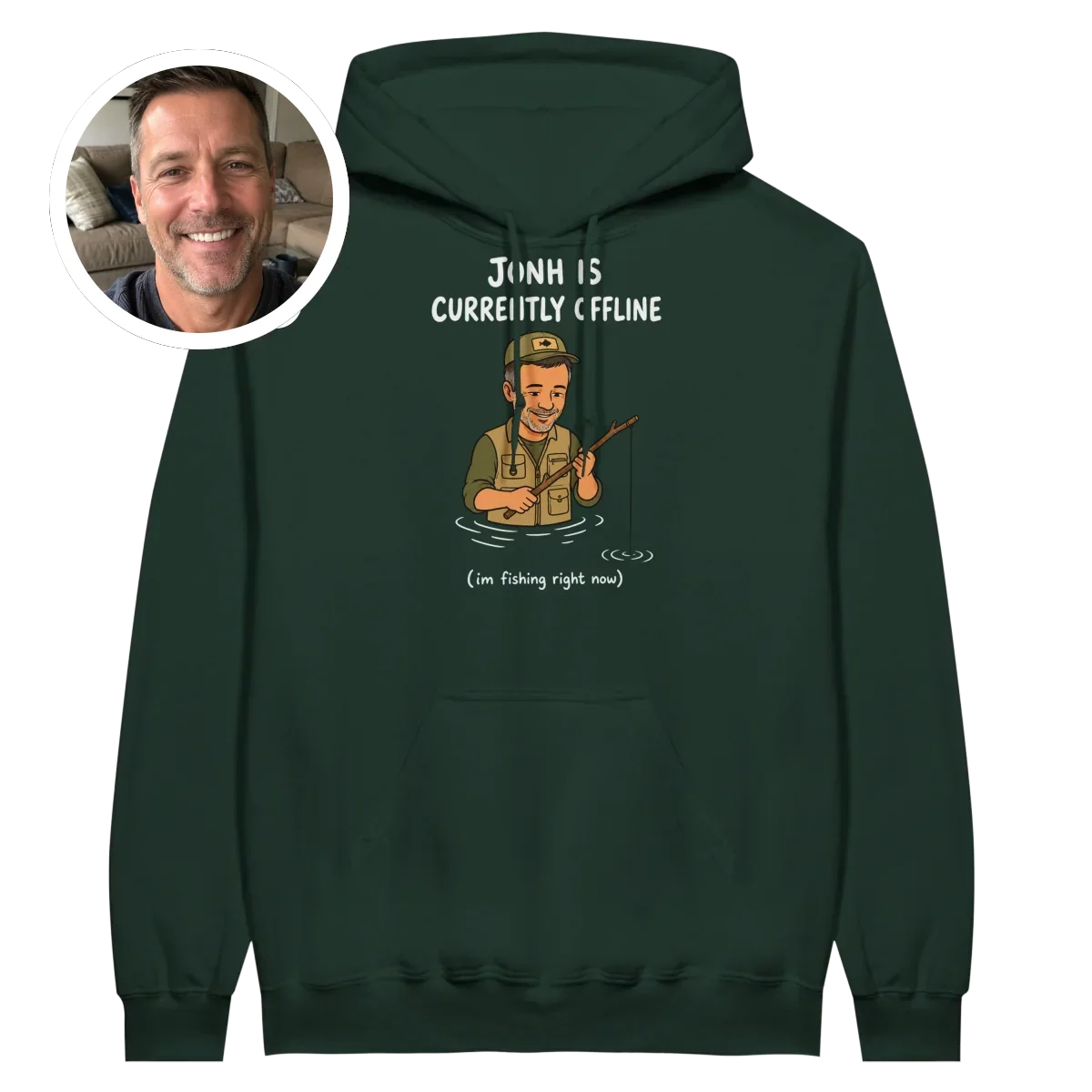 Currently Offline® I'm Fishing Hoodie