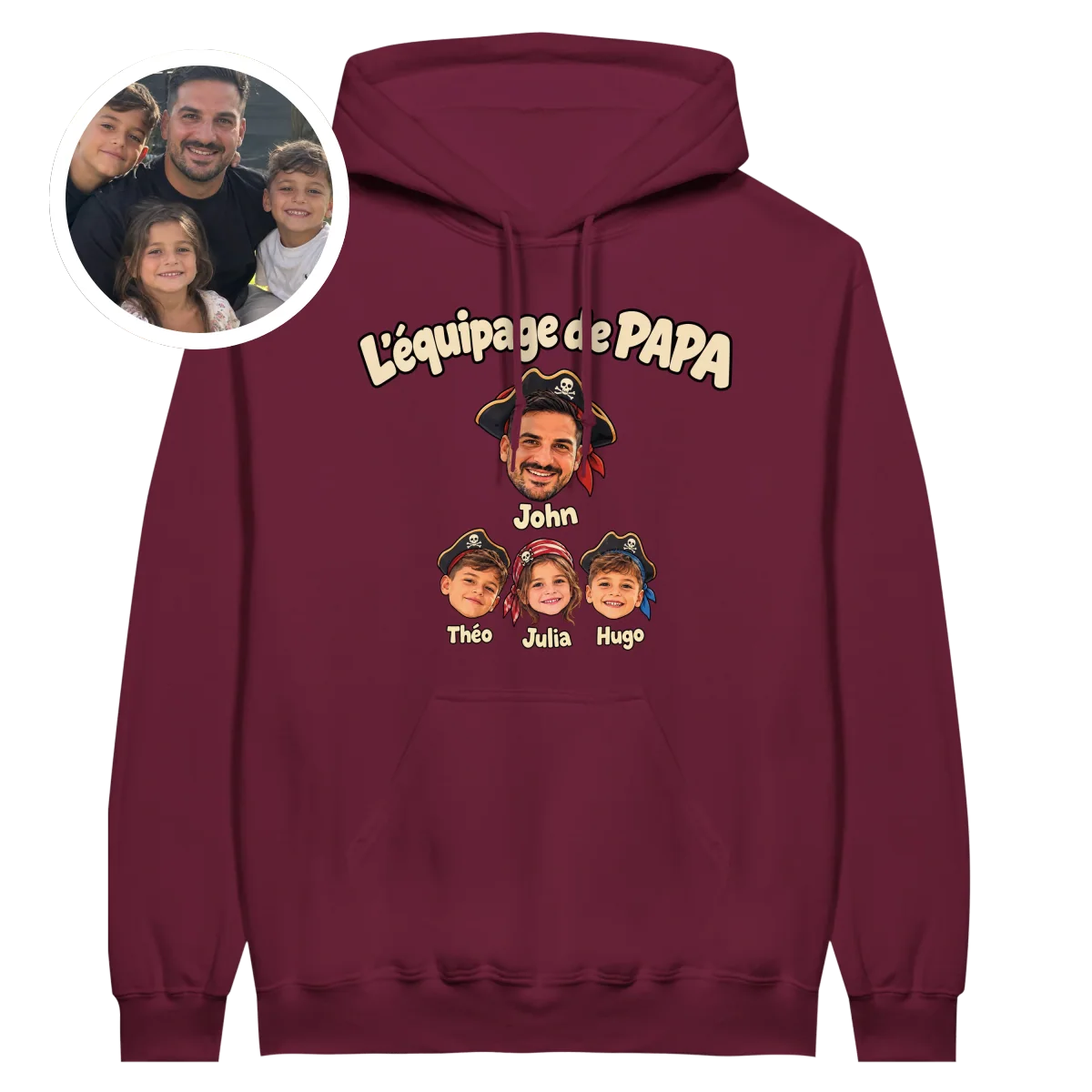 Hoodie Equipage de Papa