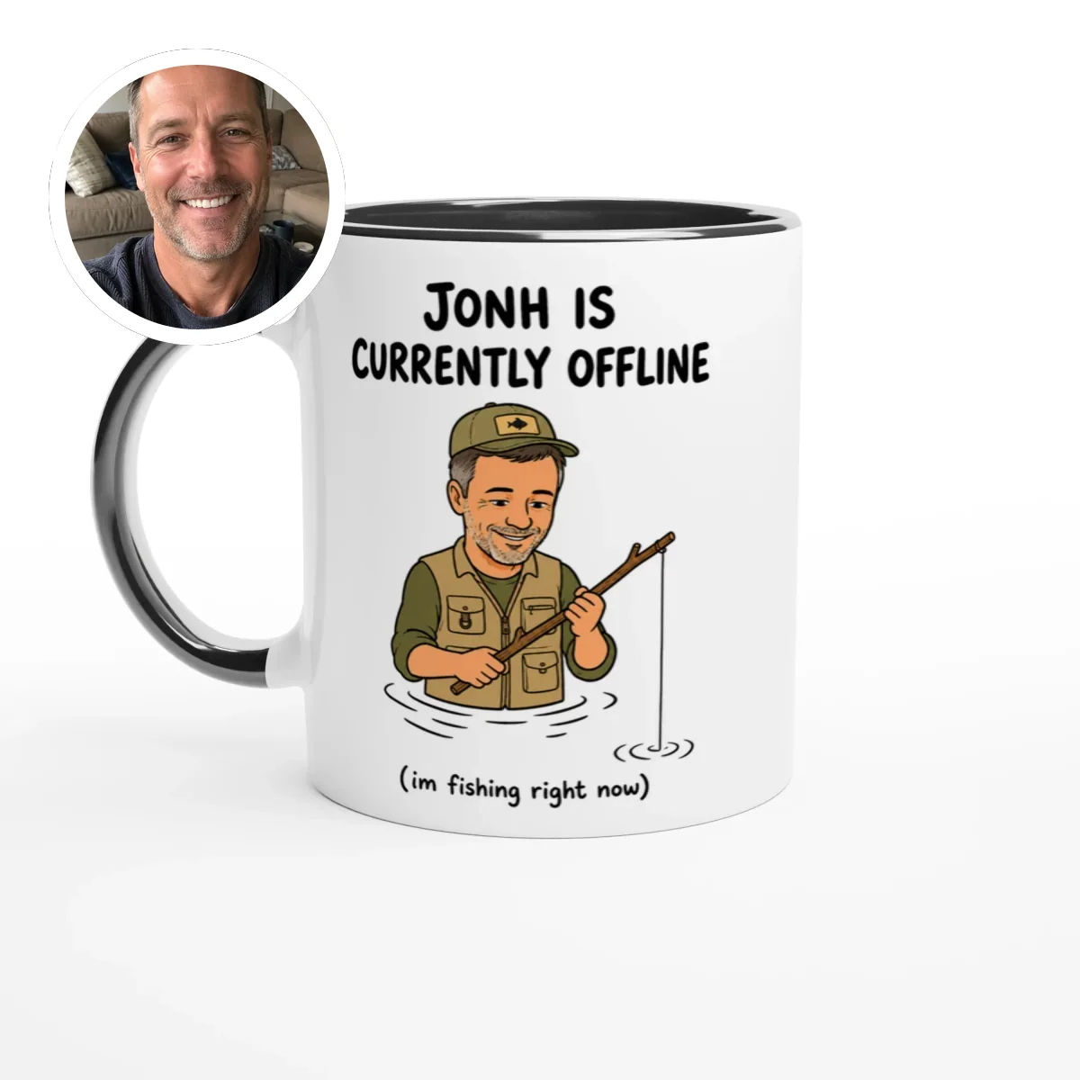 Currently Offline® I'm Fishing Mug