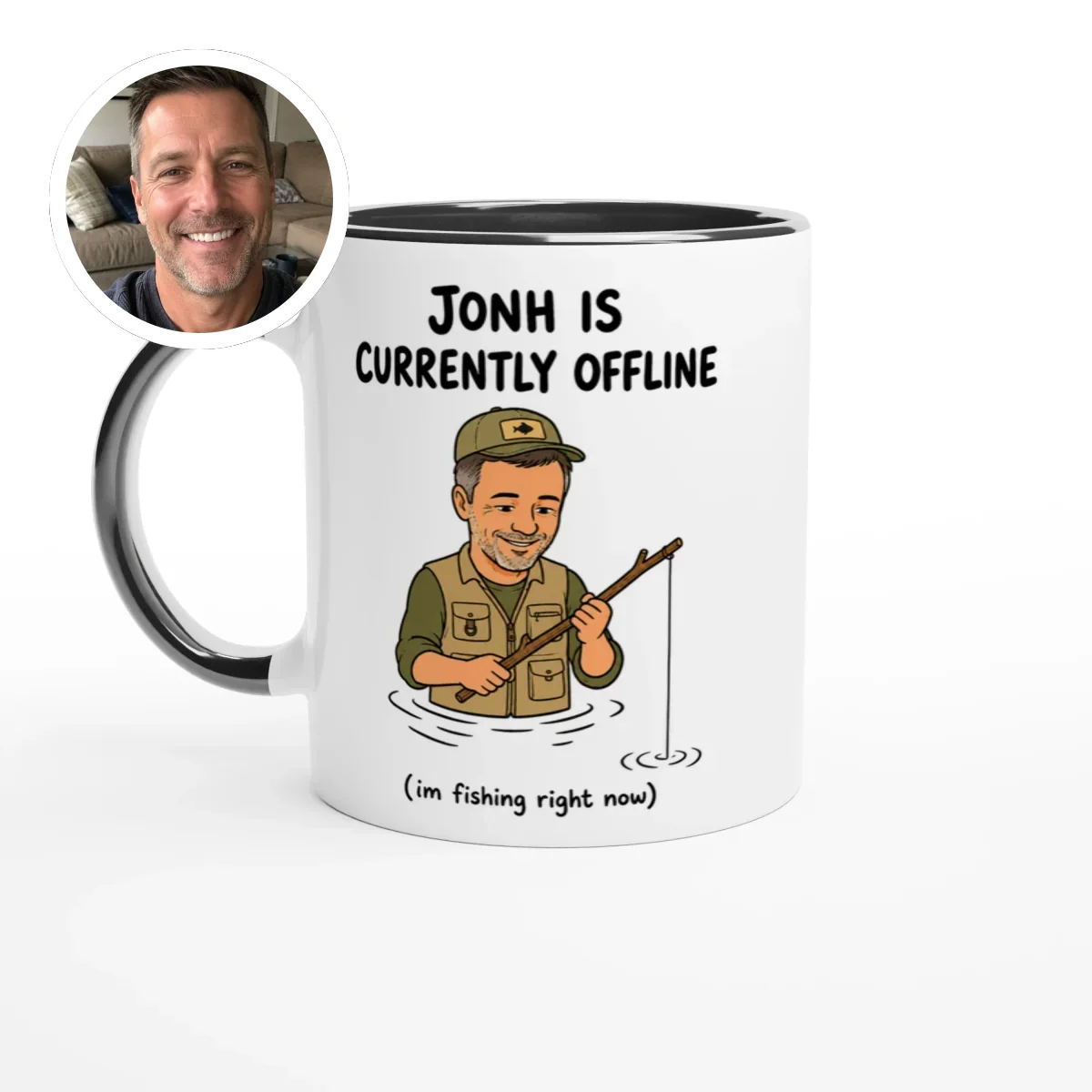 Currently Offline® I'm Fishing Mug