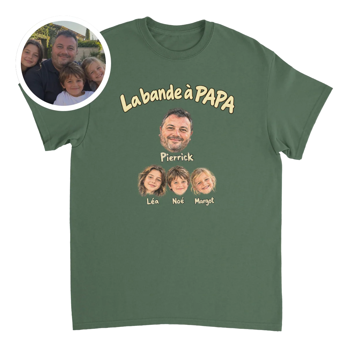 T-Shirt Bande à Papa - crayon