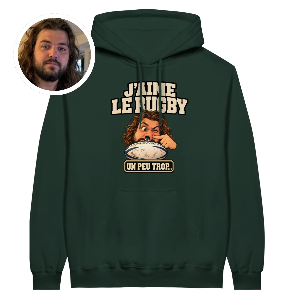 Hoodie Rugby Addiction - image 1