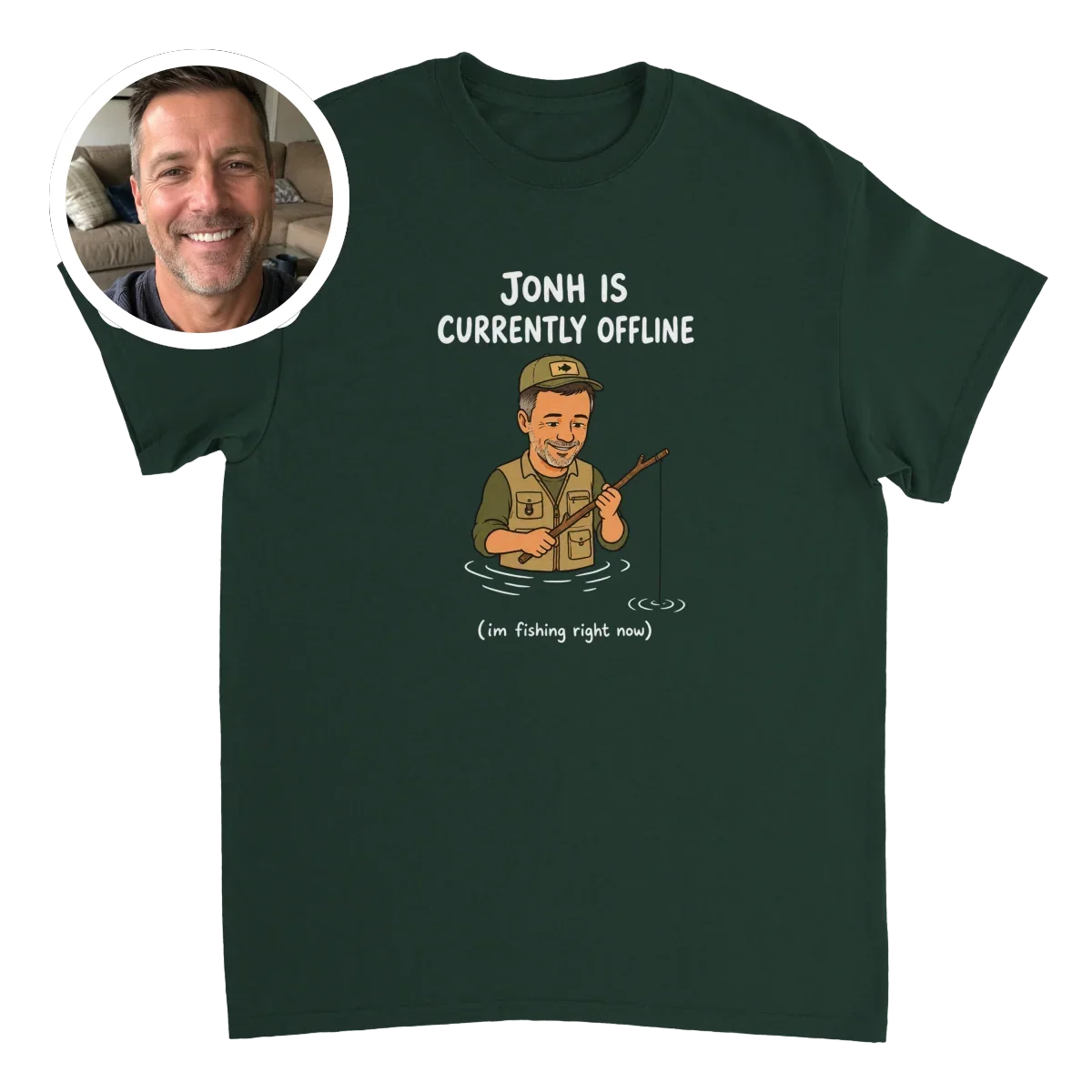 Currently Offline® I'm Fishing T-Shirt