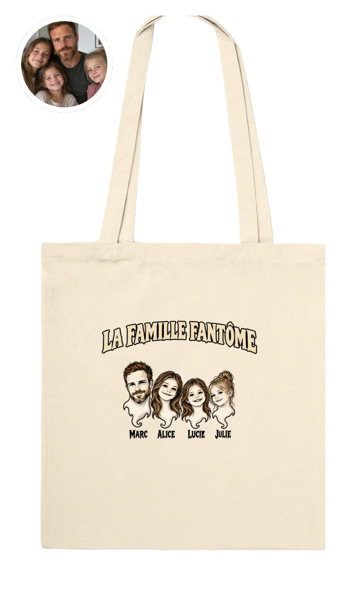 Tote Bag Fantôme de Famille