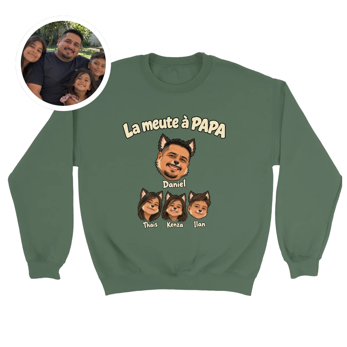 Crewneck Meute à Papa
