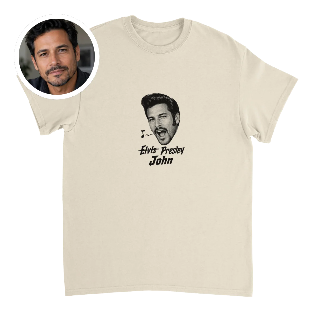 Heavy Cotton T-Shirt King of Rock'n'Roll