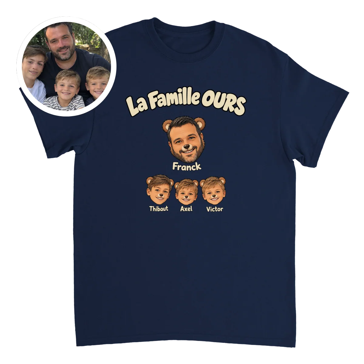 T-Shirt Famille OURS