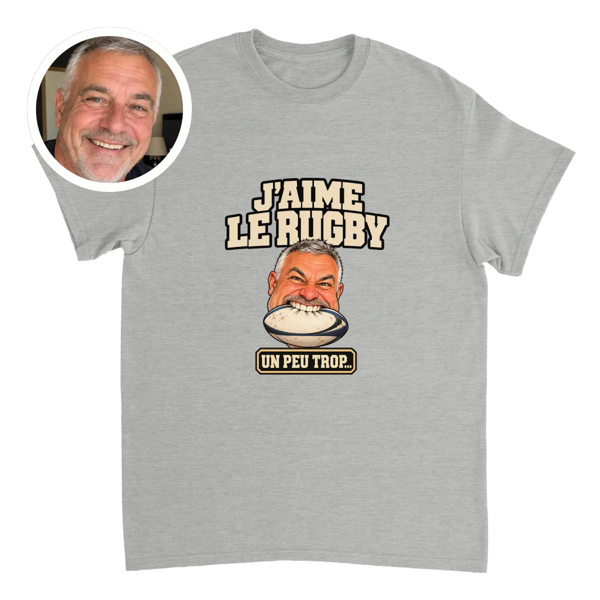 T-Shirt J'aime le Rugby - image 1