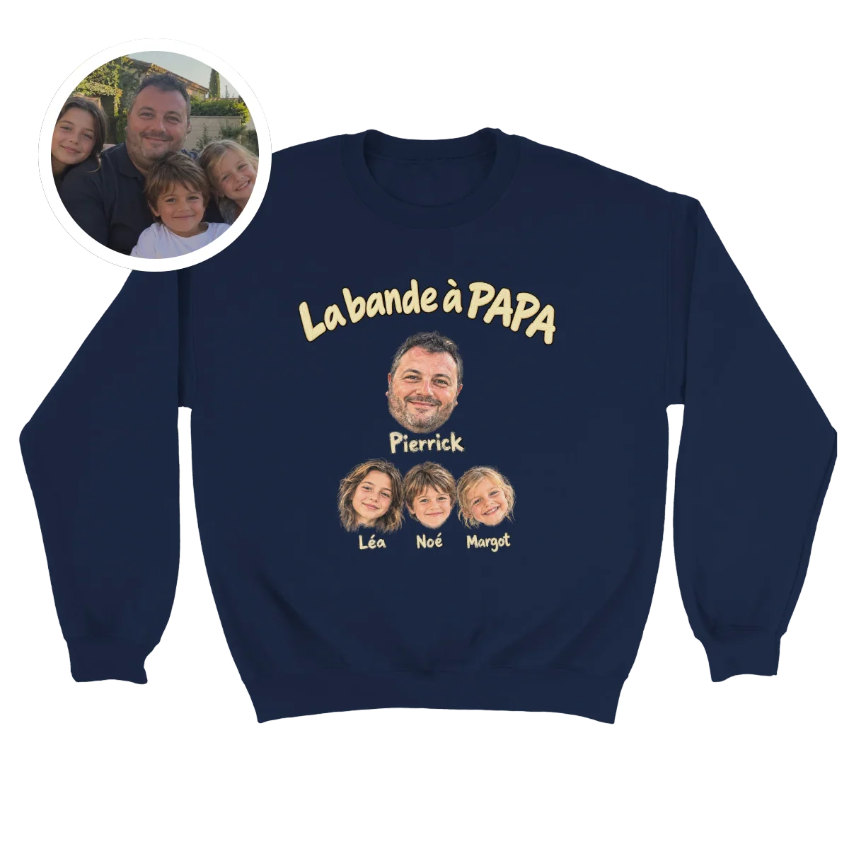 Crewneck Bande à Papa - crayon
