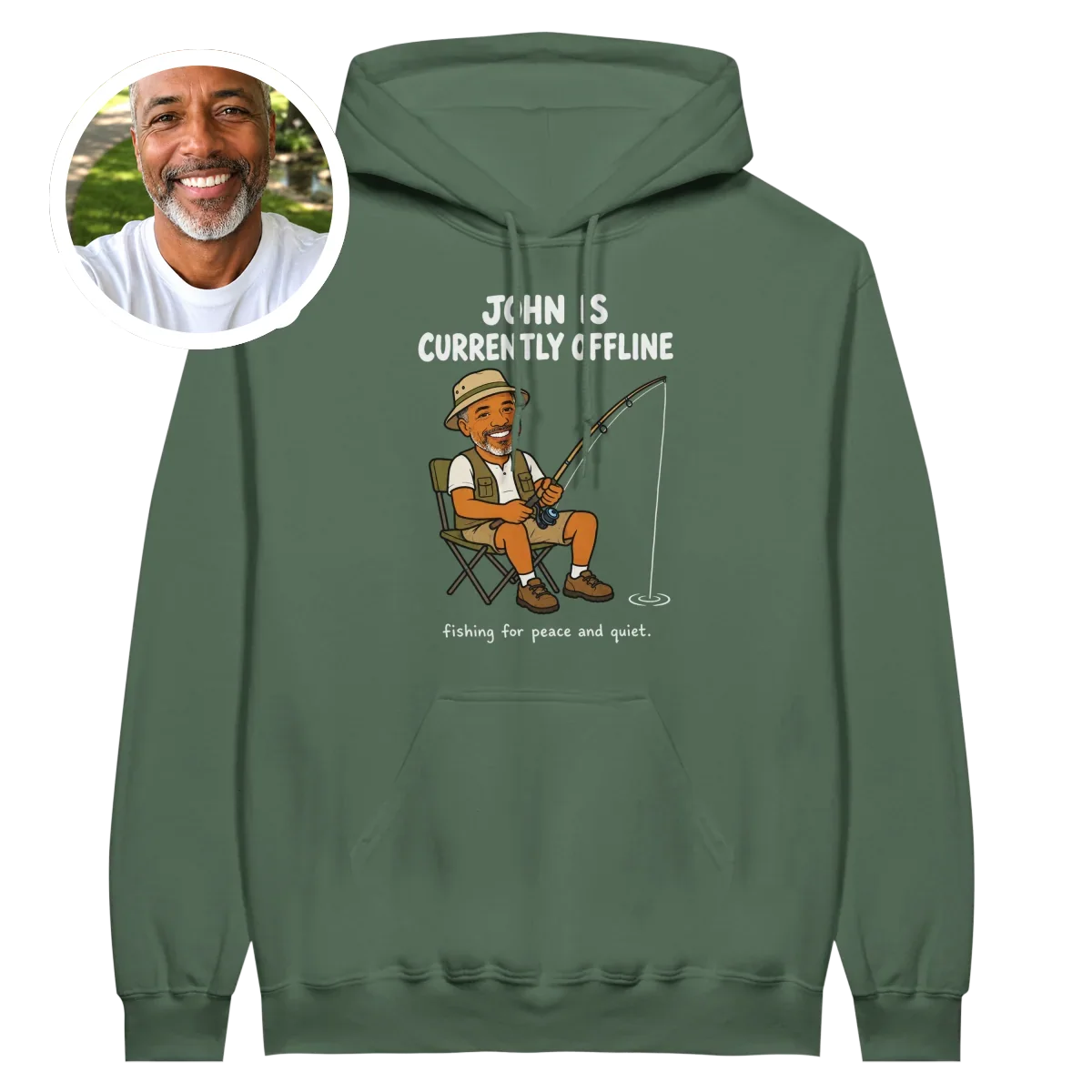 Currently Offline® Fish & Chill Hoodie