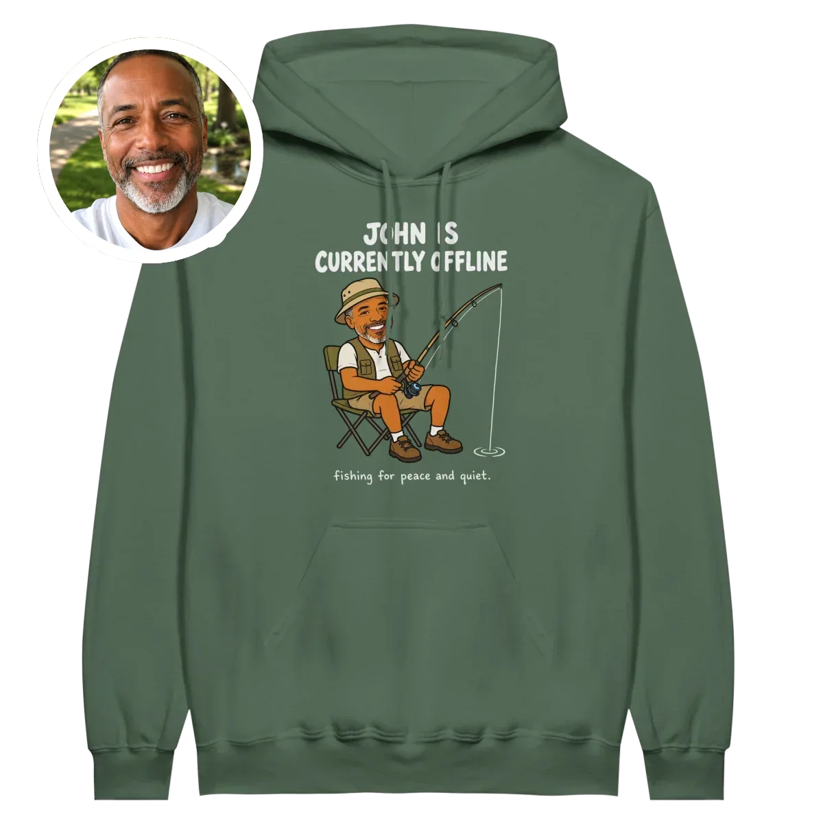Currently Offline® Fish & Chill Hoodie