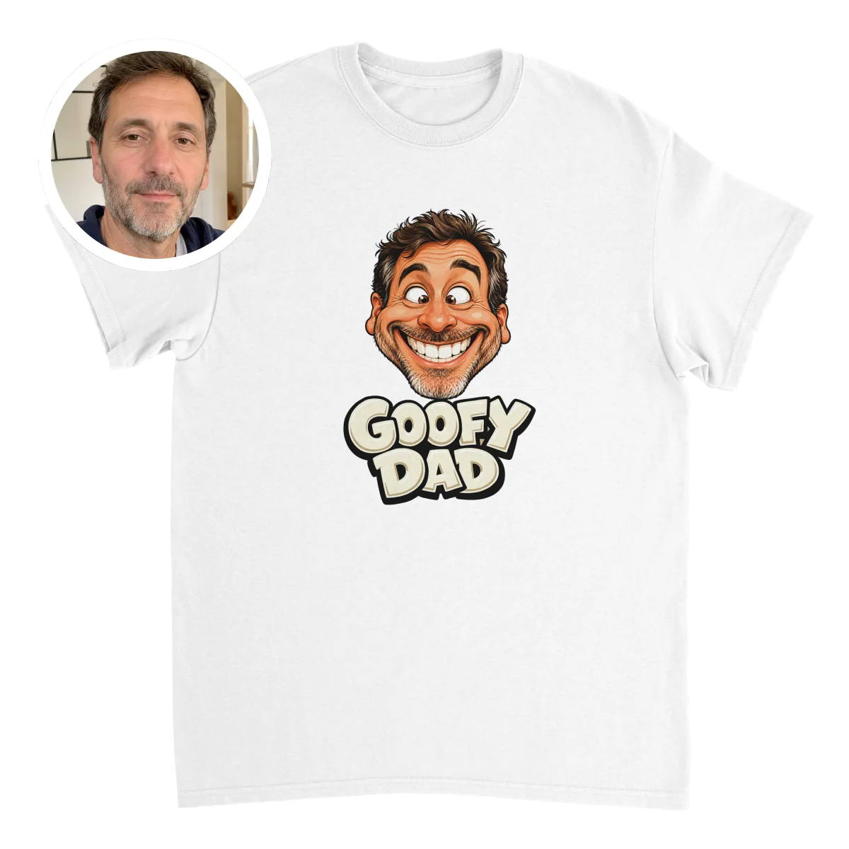 Heavy Cotton T-Shirt Goofy DAD - image 1