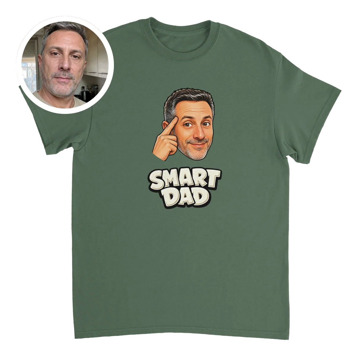 Heavy Cotton T-Shirt Smart DAD - image 1