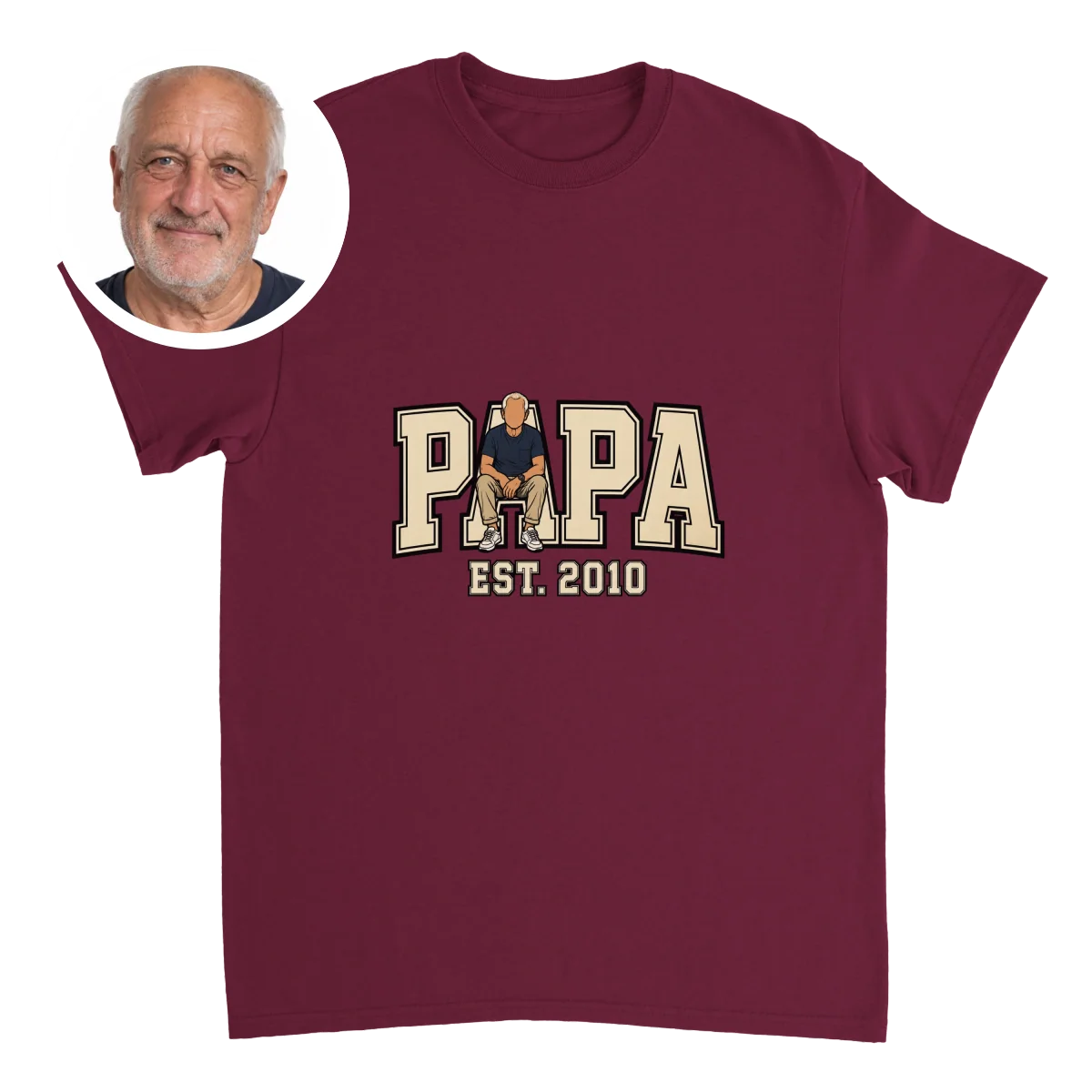 T-Shirt PAPA Logo Universitaire