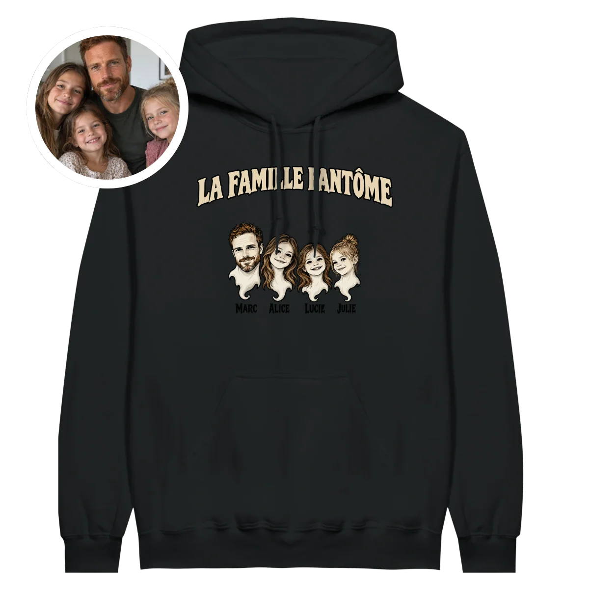 Hoodie La famille Fantôme