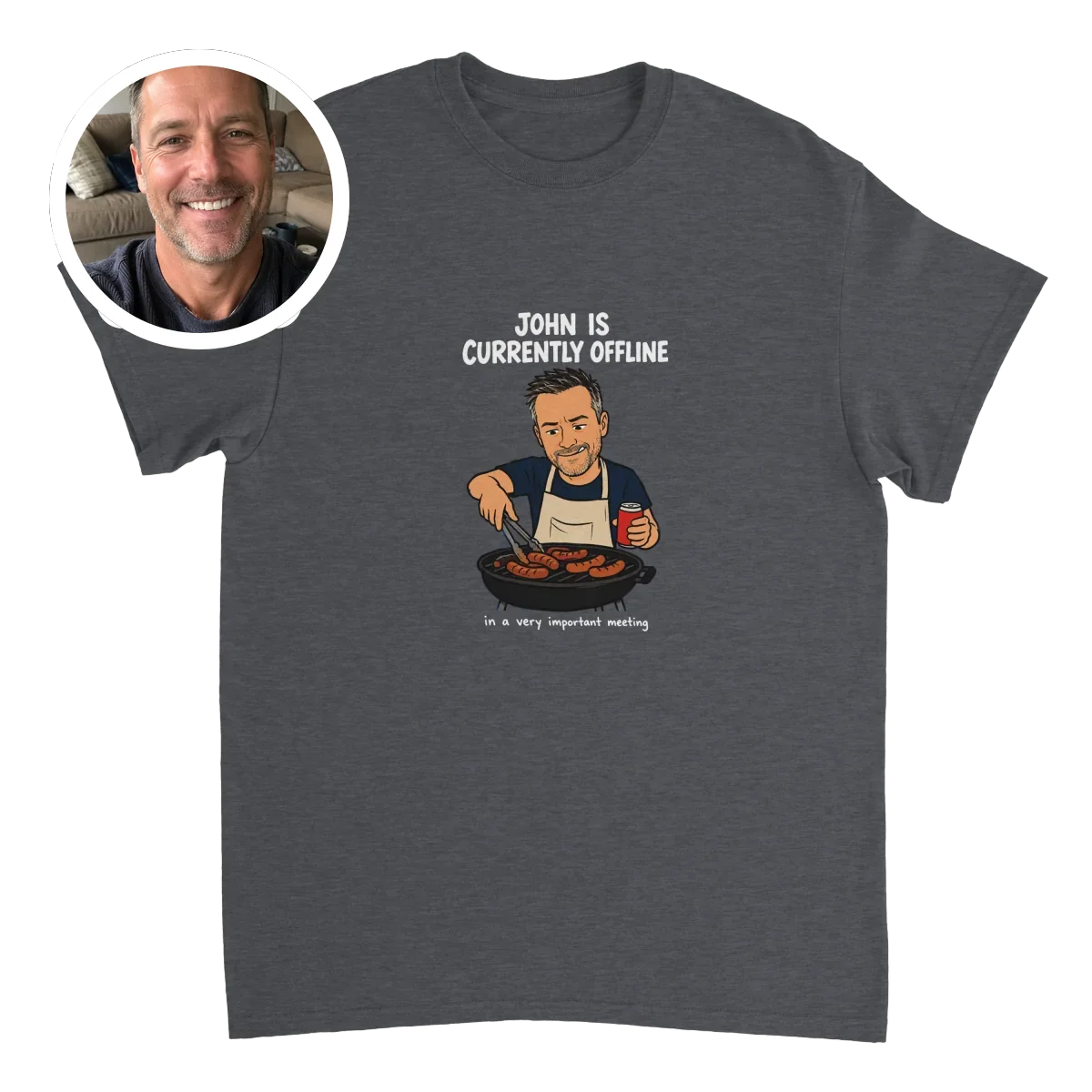 Currently Offline® BBQ Chef T-Shirt