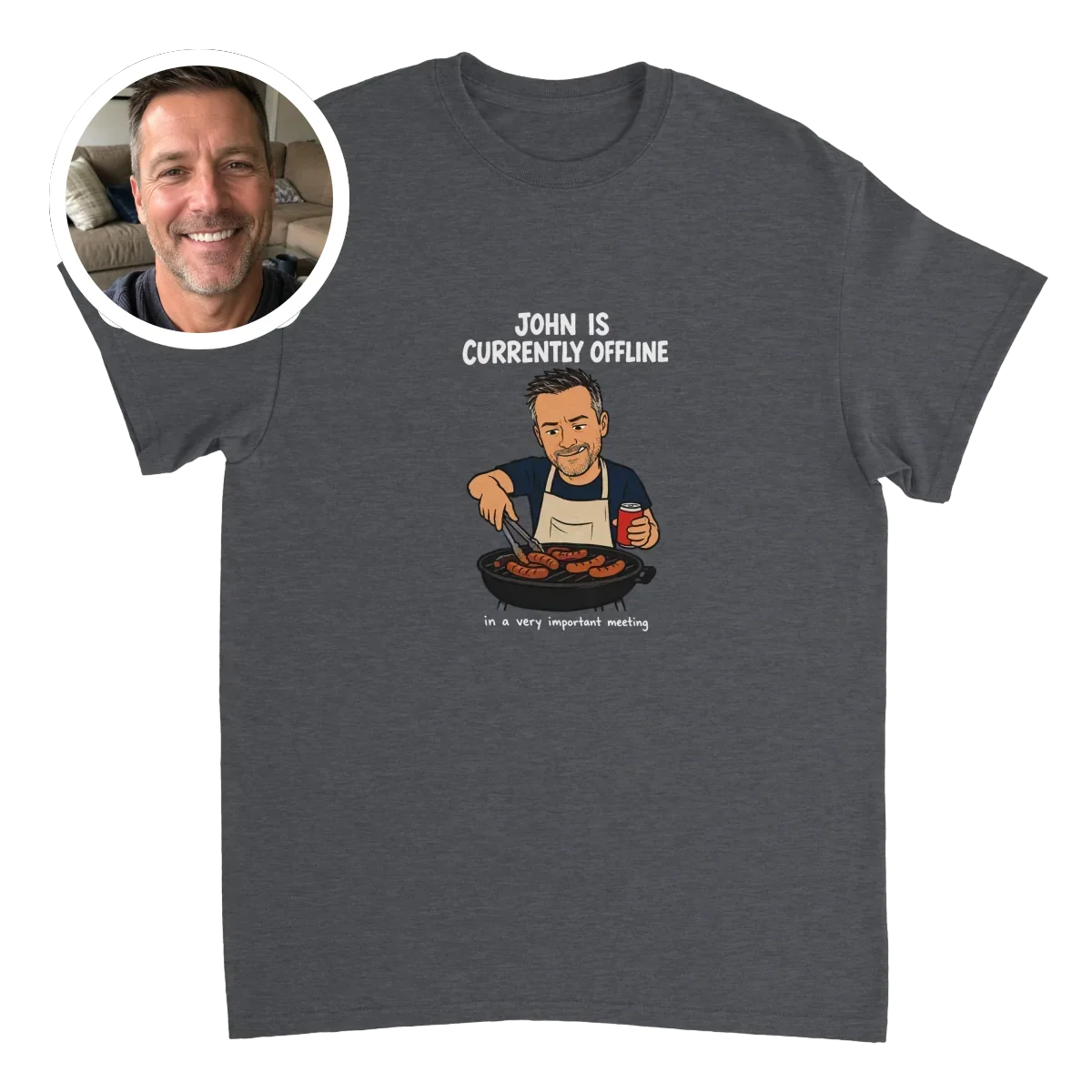 Currently Offline® BBQ Chef T-Shirt