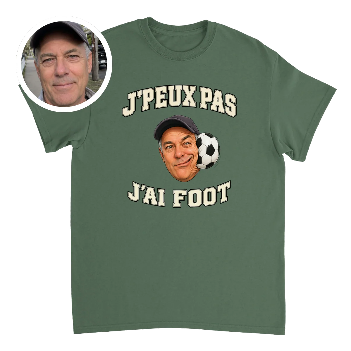 T-Shirt J'peux pas, j'ai FOOT - image 1