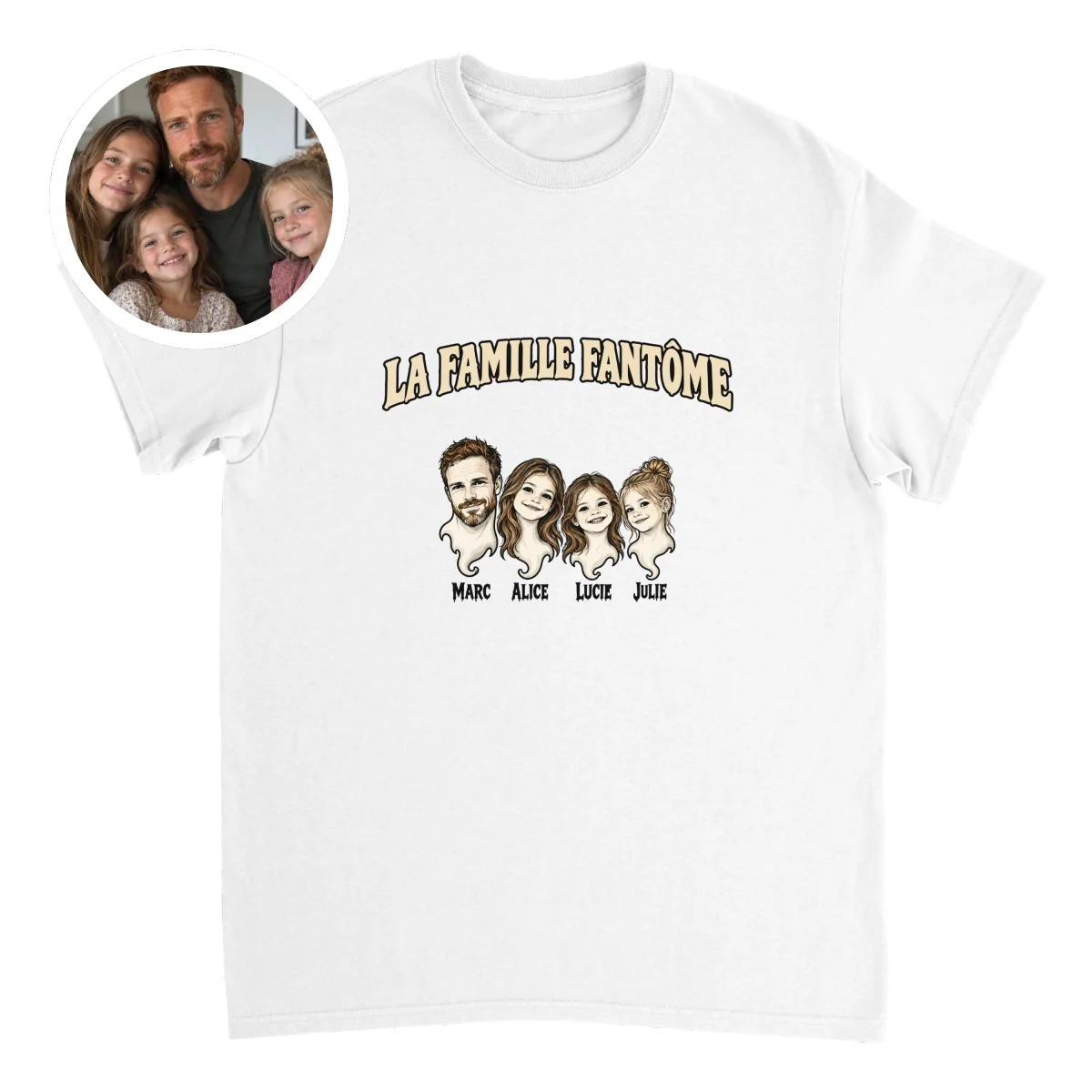 T-shirt Fantôme de Famille
