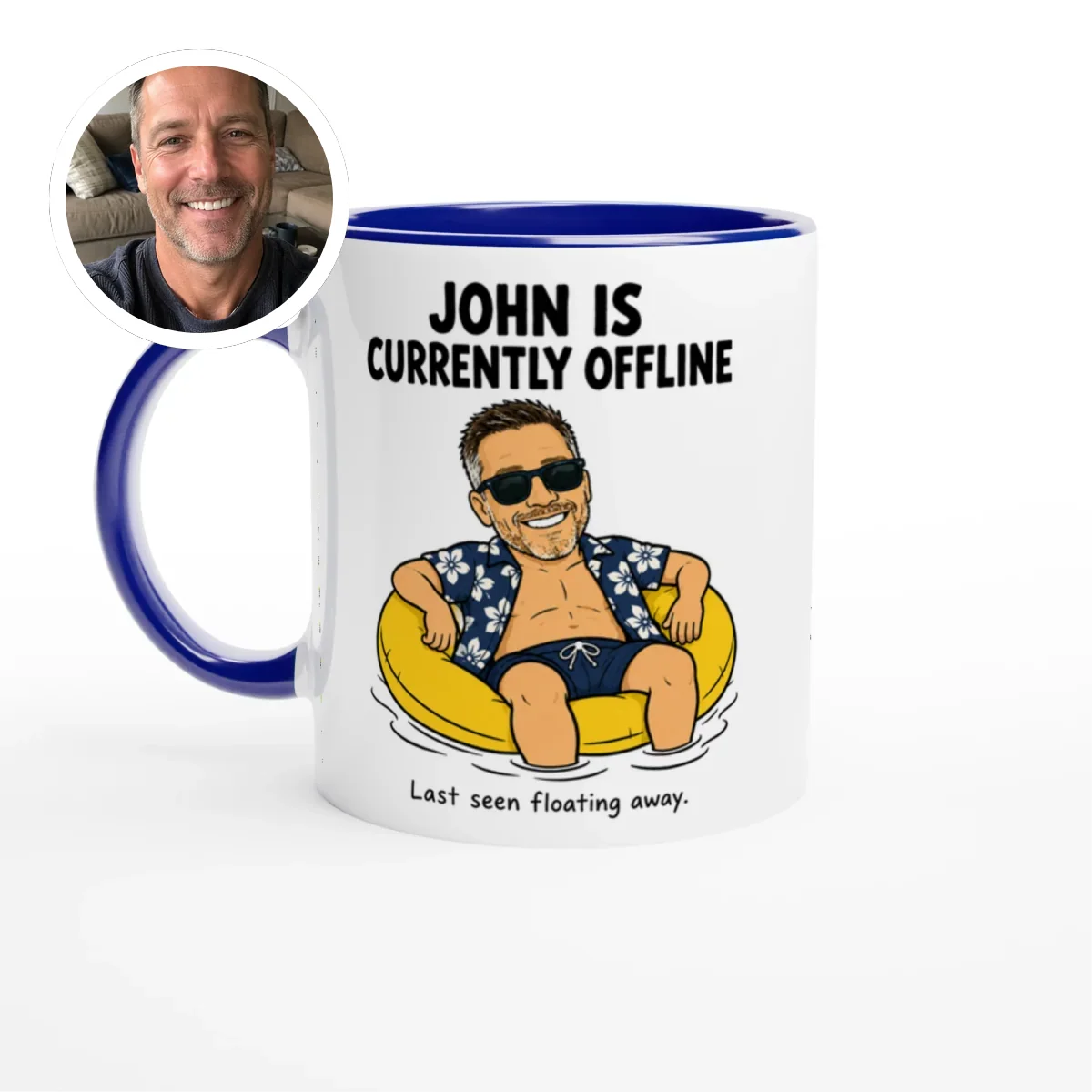Currently Offline® Floating Away Mug