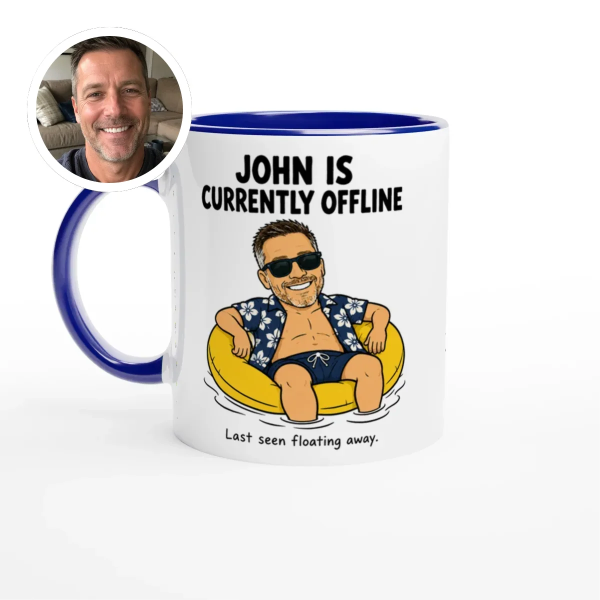 Currently Offline® Floating Away Mug
