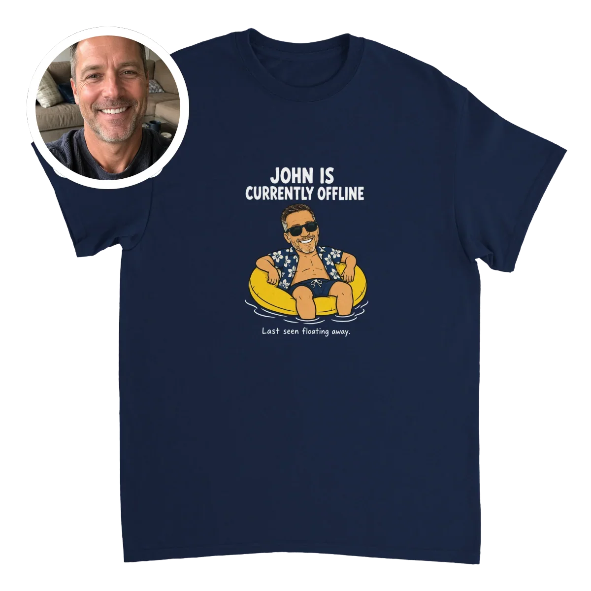 Currently Offline® Floating Away T-Shirt