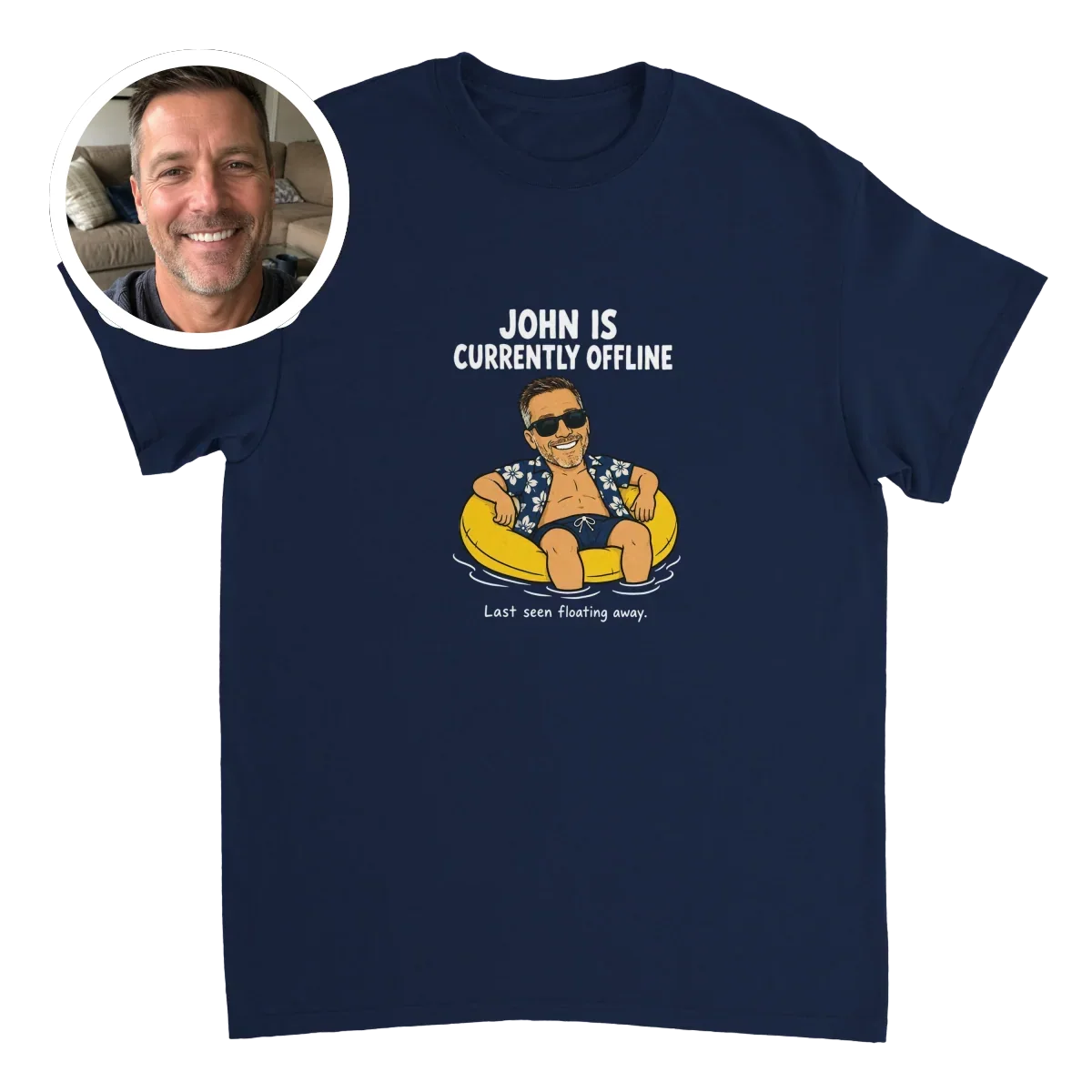 Currently Offline® Floating Away T-Shirt