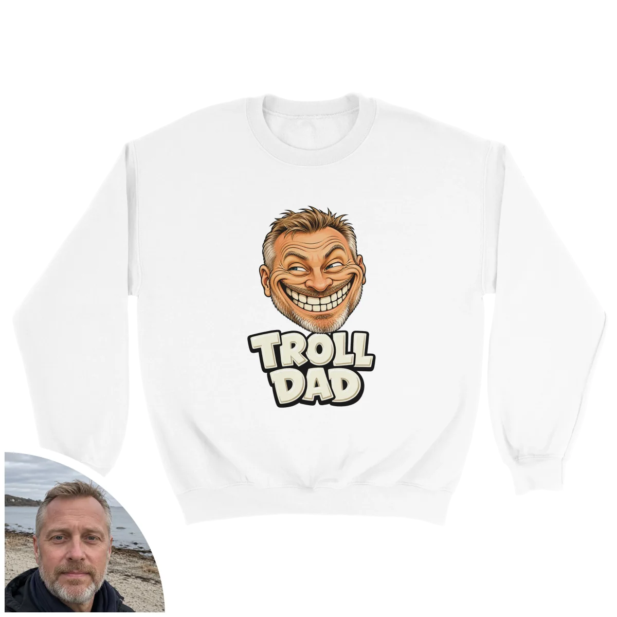 Crewneck Troll DAD - image 1