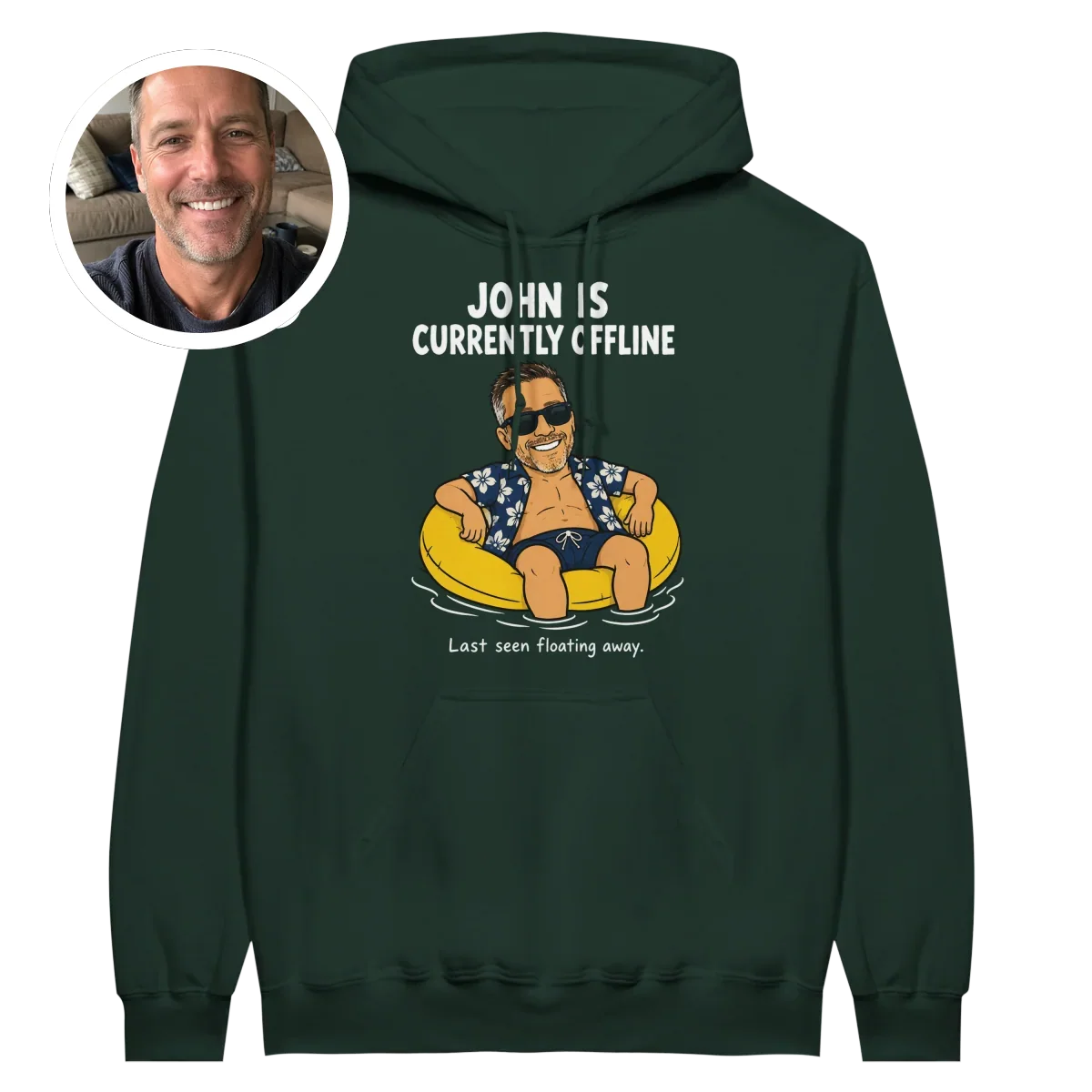 Currently Offline® Floating Away Hoodie