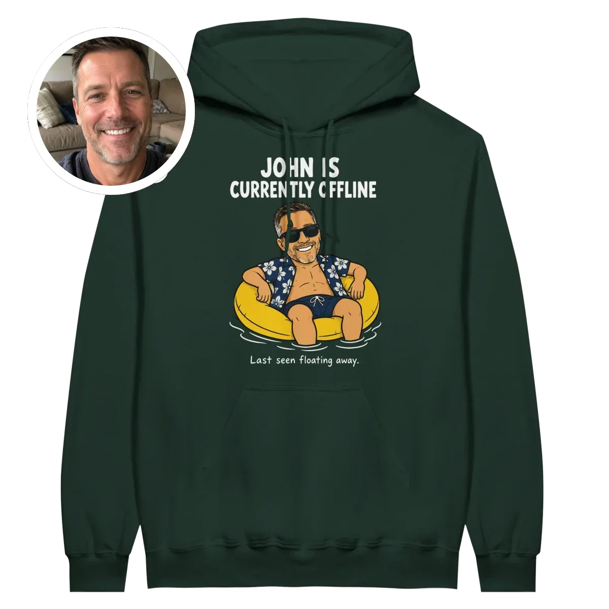 Currently Offline® Floating Away Hoodie