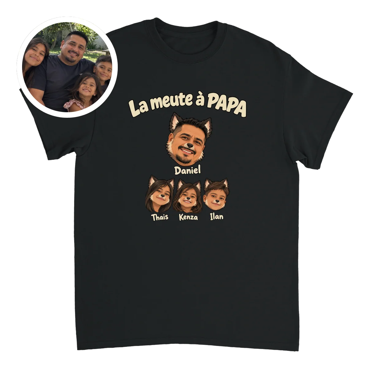 T-Shirt Meute à Papa