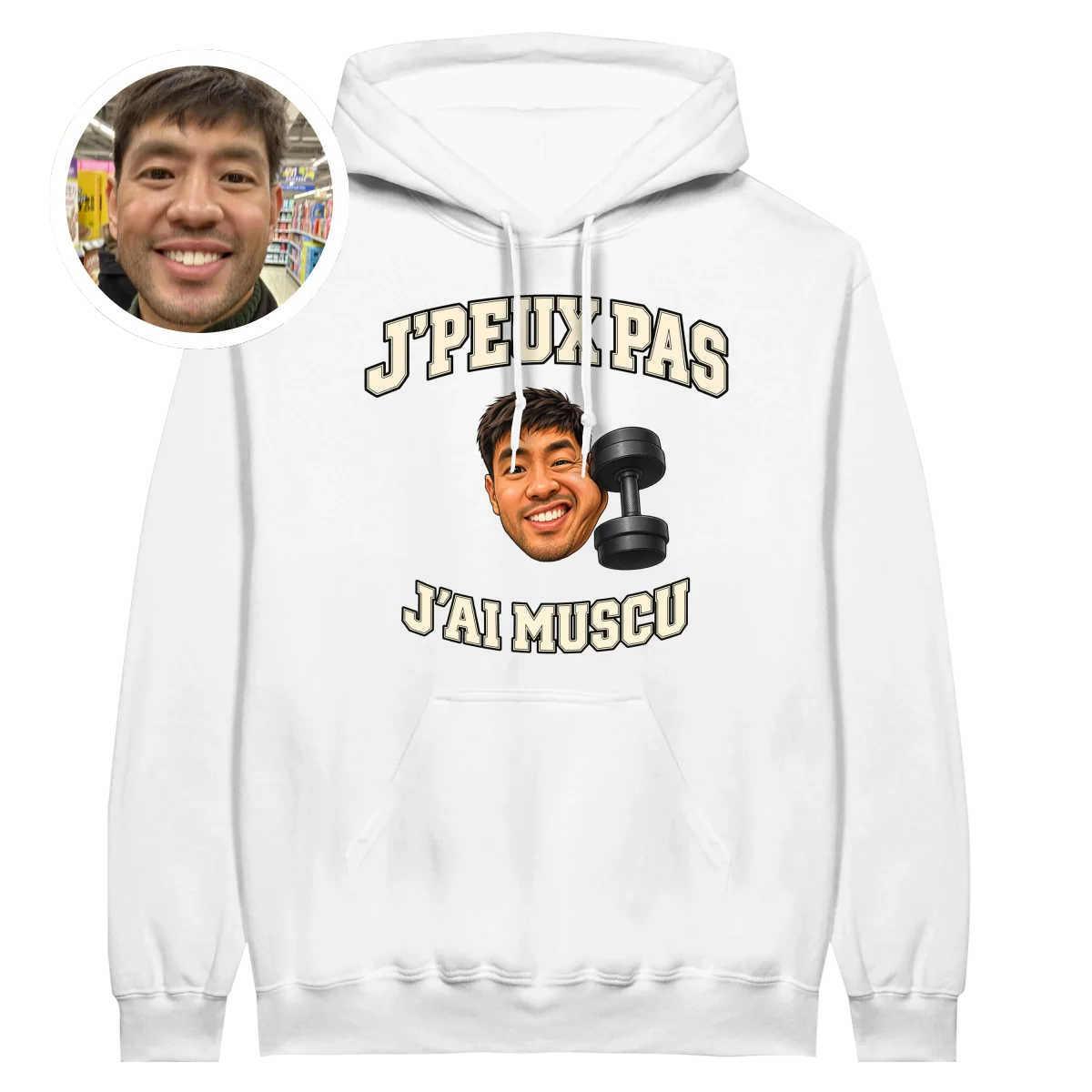 Hoodie - Jpeux pas j'ai MUSCU - image 1