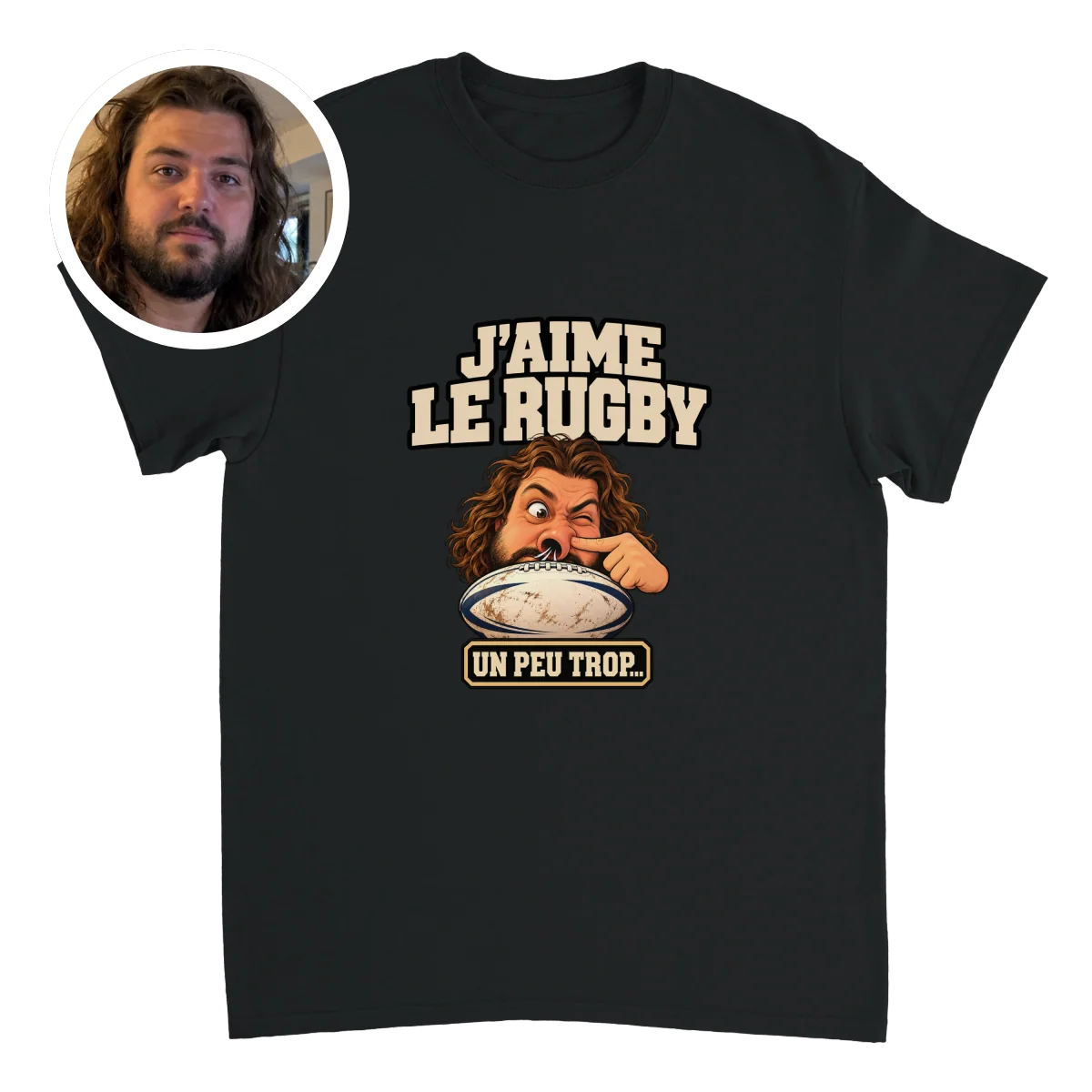 T-shirt Rugby Addiction - image 1