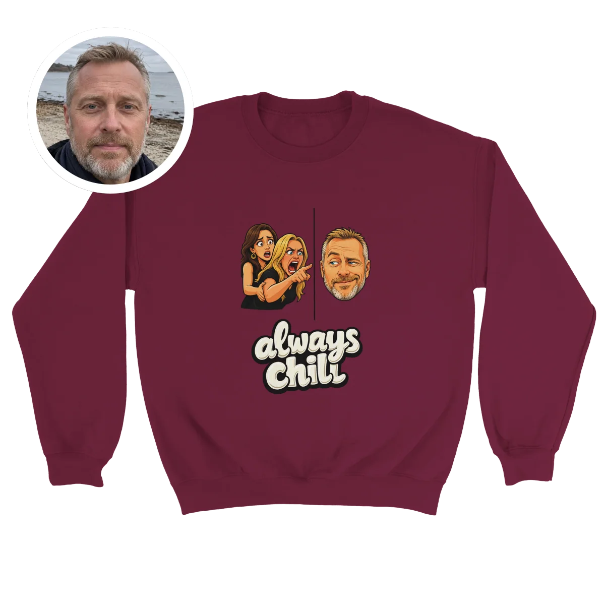 Crewneck Always Chill DAD - image 1