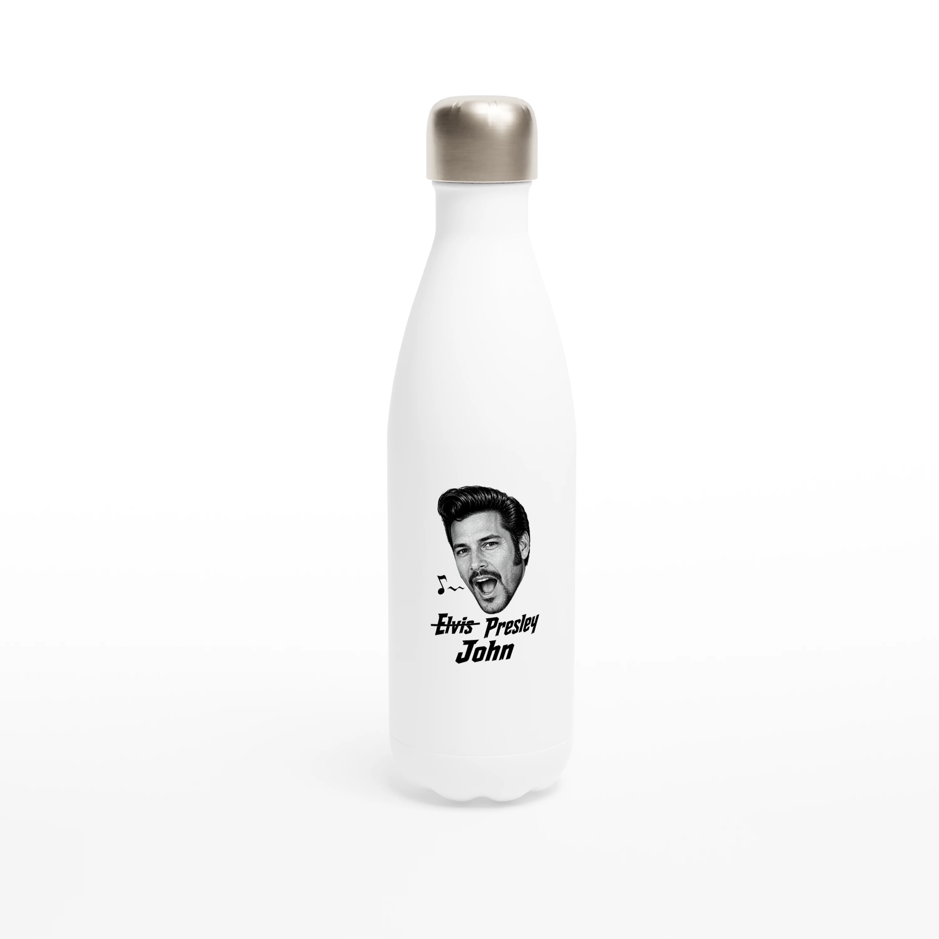Stainless Steel Water Bottle - 17oz King of Rock'n'Roll