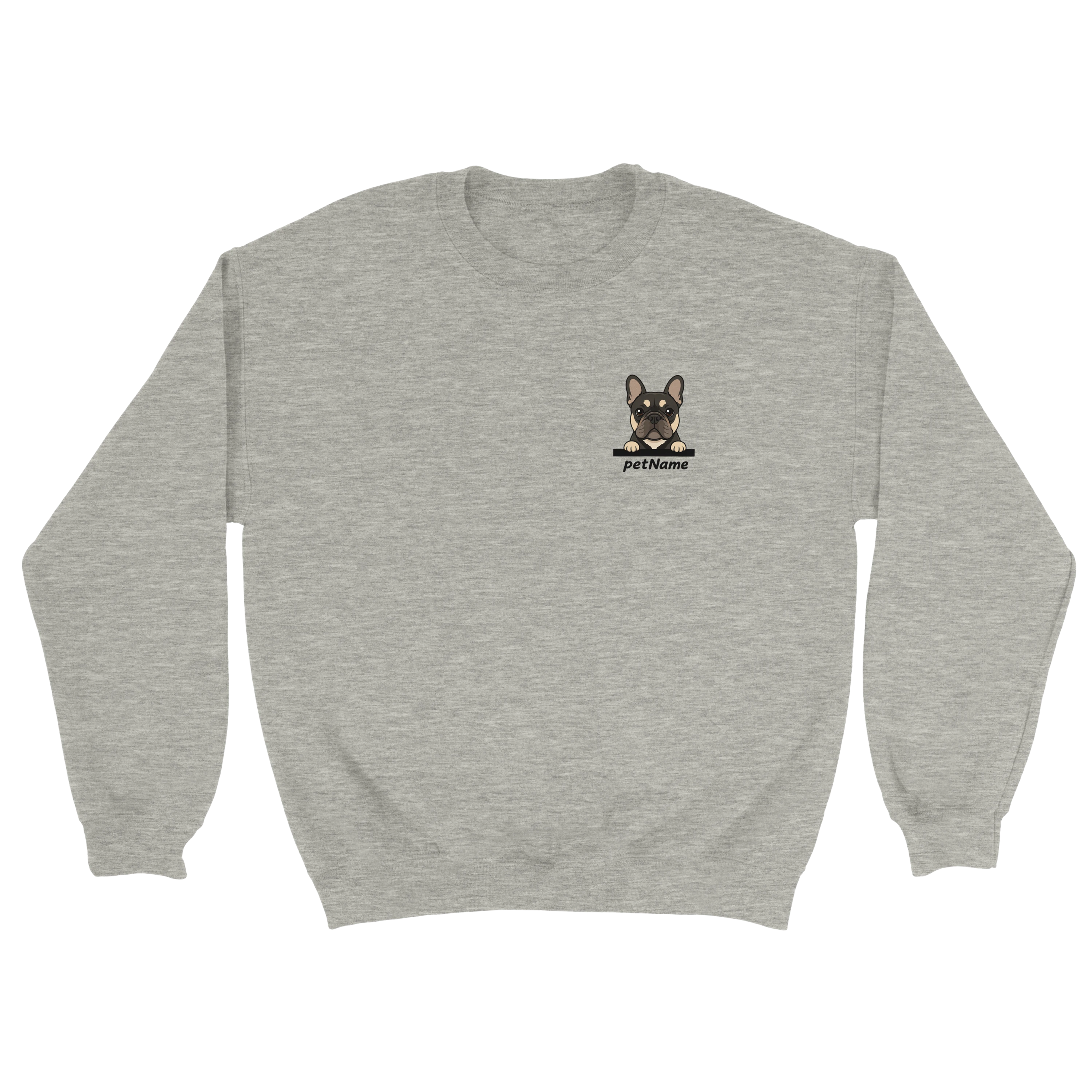 Crewneck Pocket Cartoon Pet