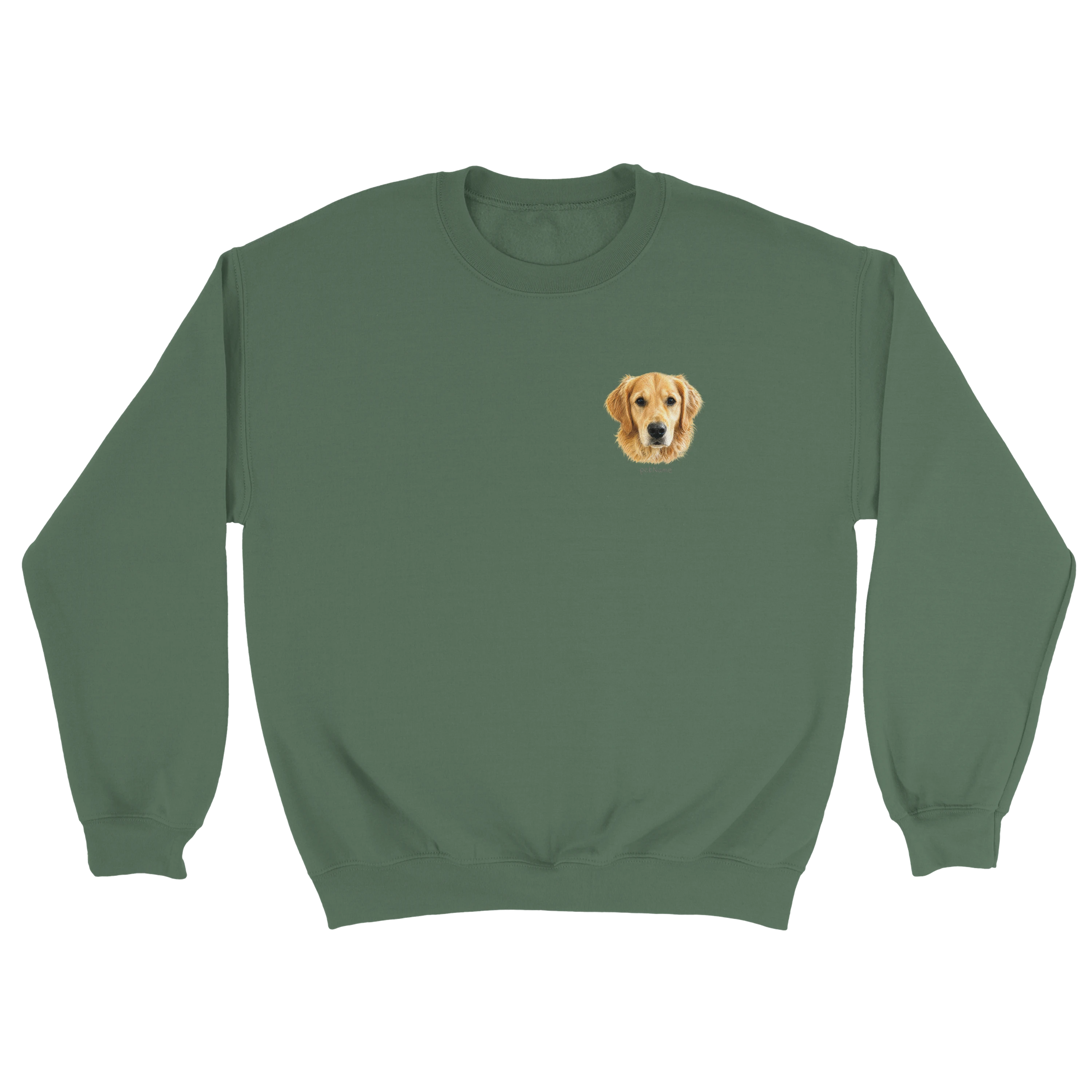 Crewneck Colored Pencil Pet Head