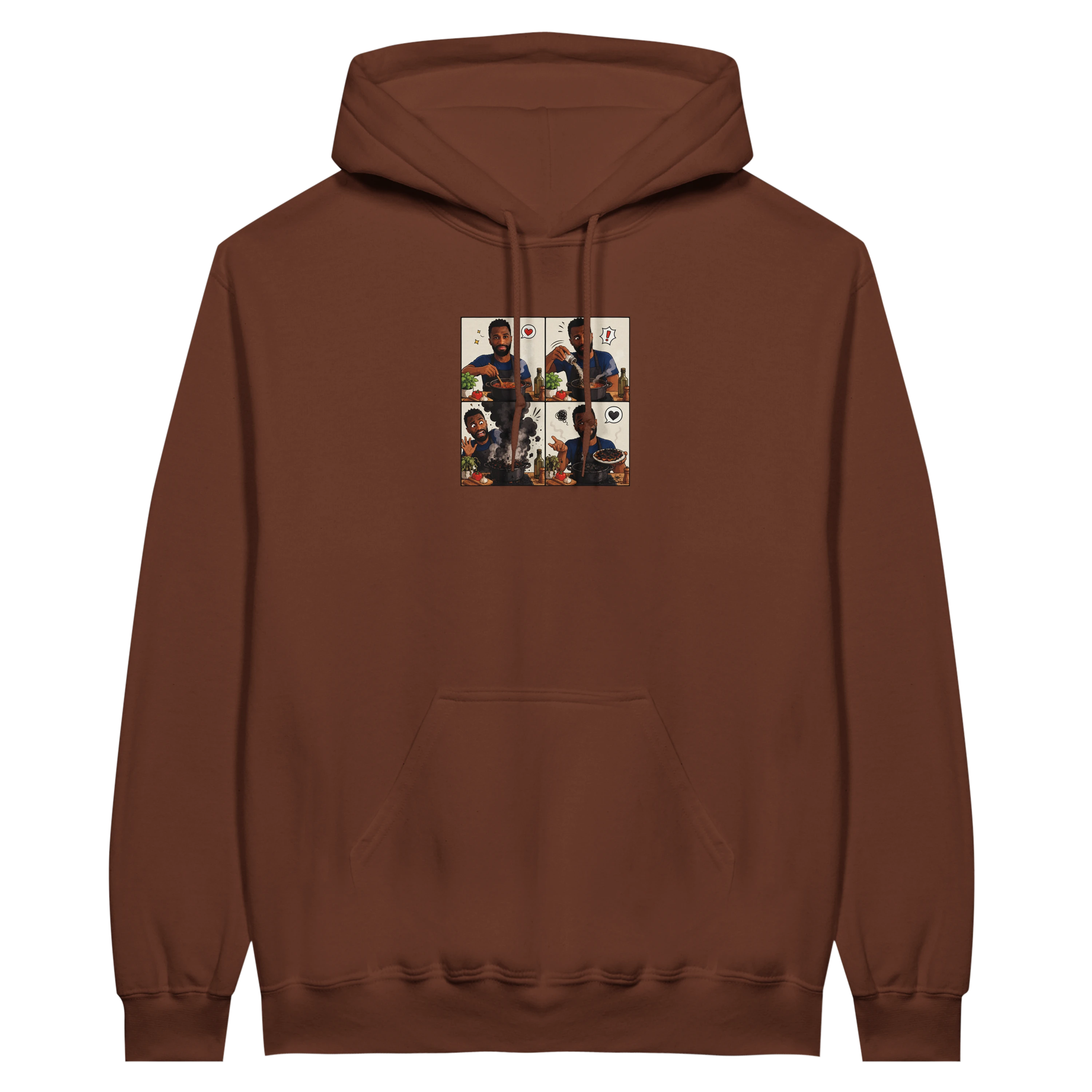 Unisex Hoodie Dad’s Passion in 4 Panels