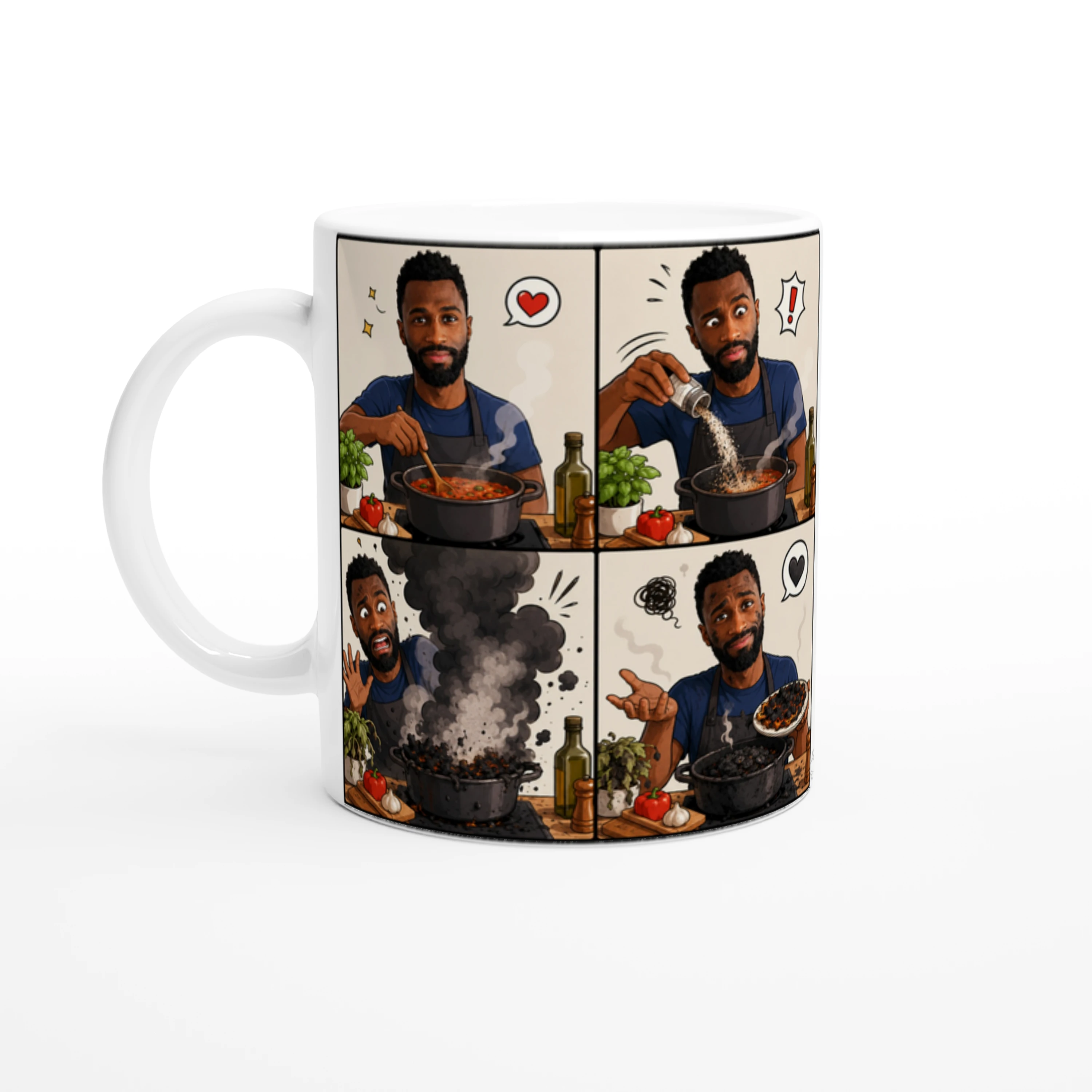 Mug - 11oz Dad’s Passion in 4 Panels