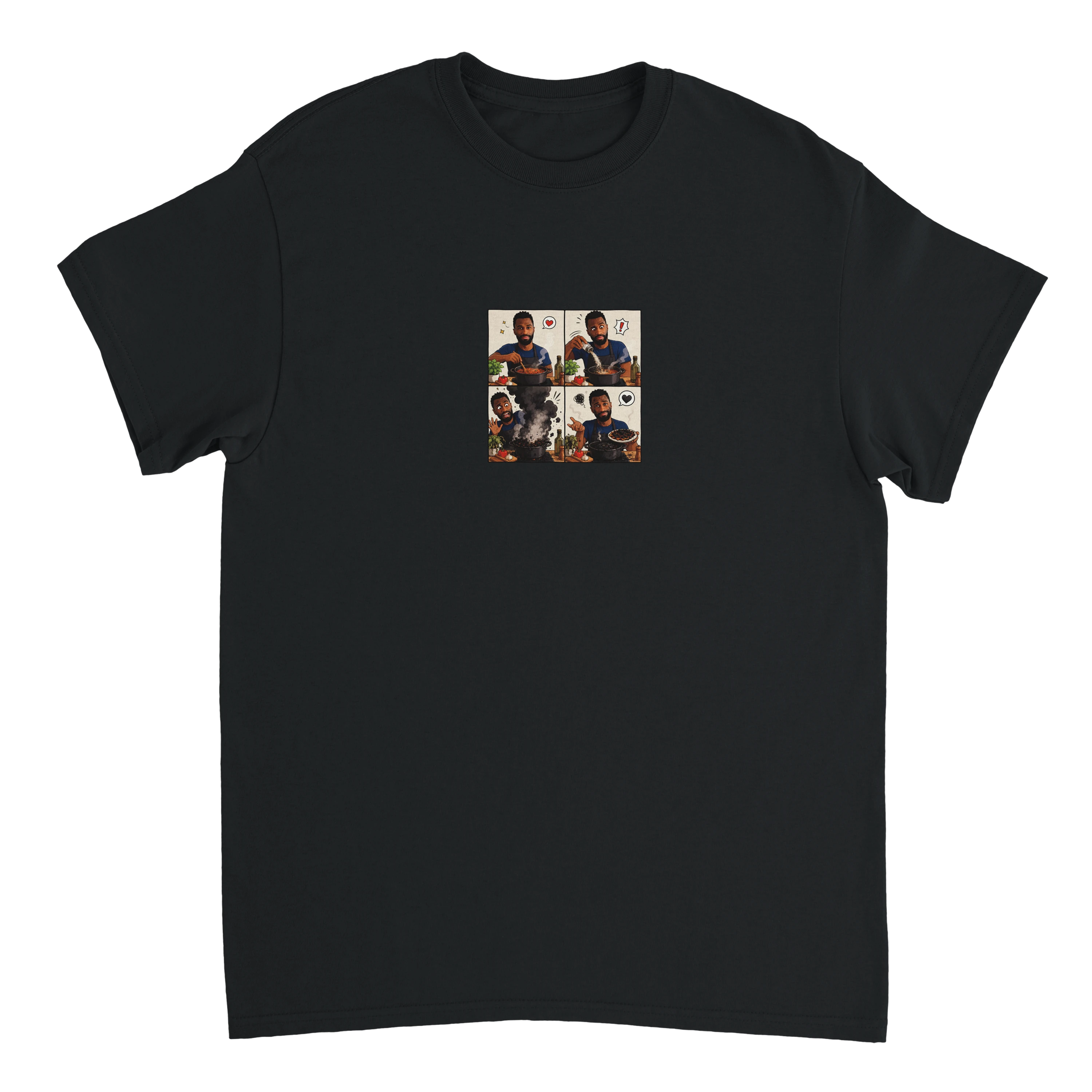 Heavy Cotton T-Shirt Dad’s Passion in 4 Panels