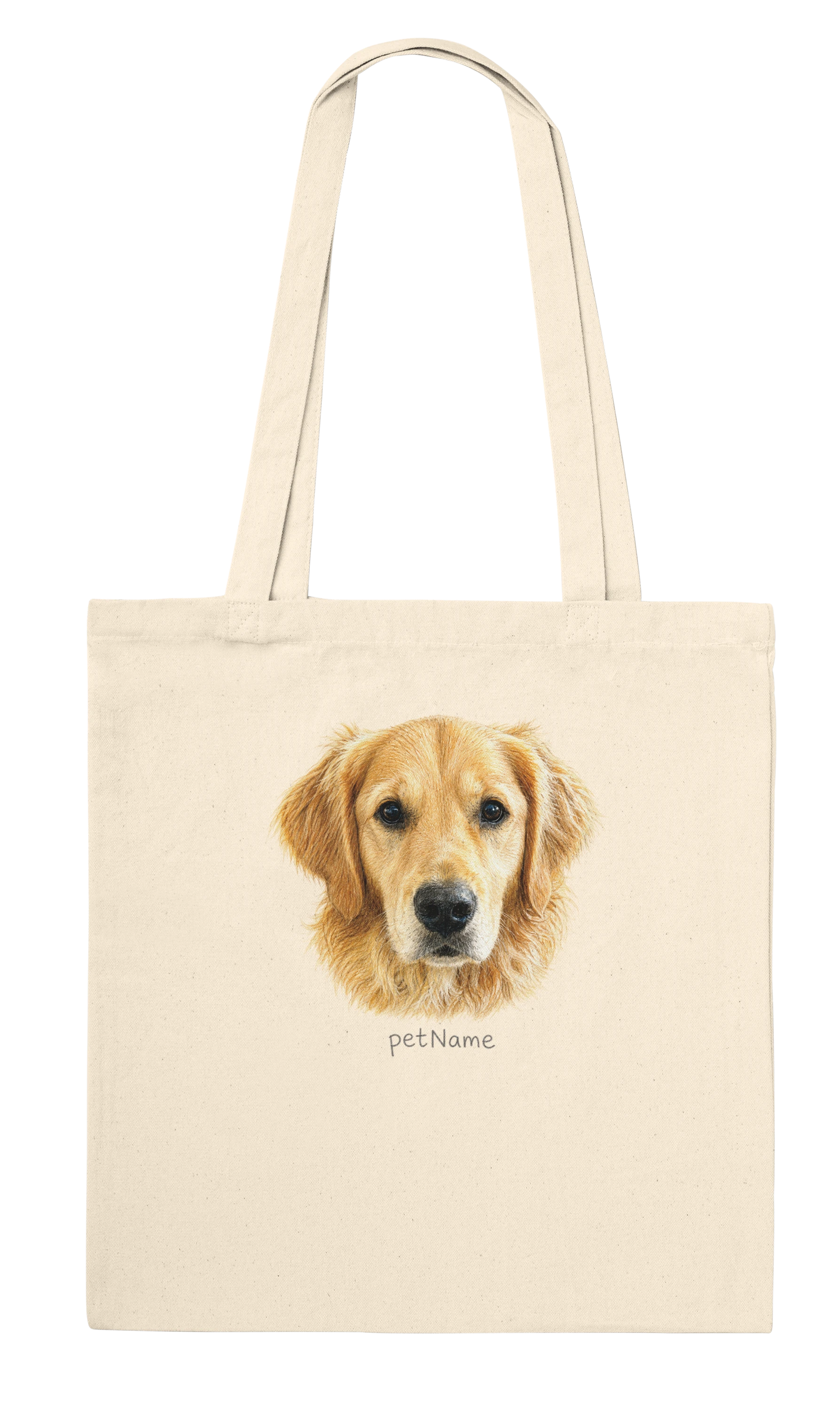 Tote bag Colored Pencil Pet Head