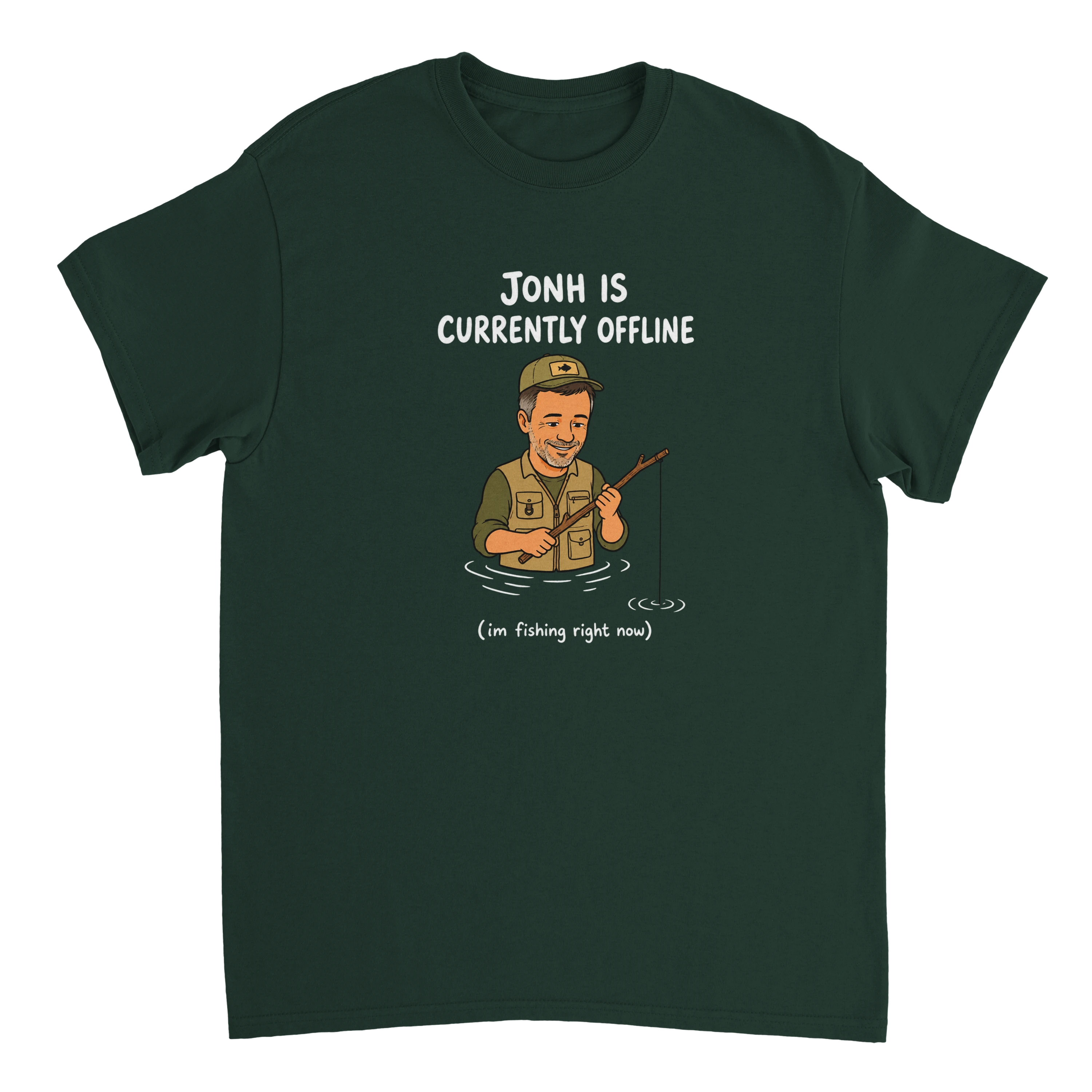 Currently Offline® I'm Fishing T-Shirt
