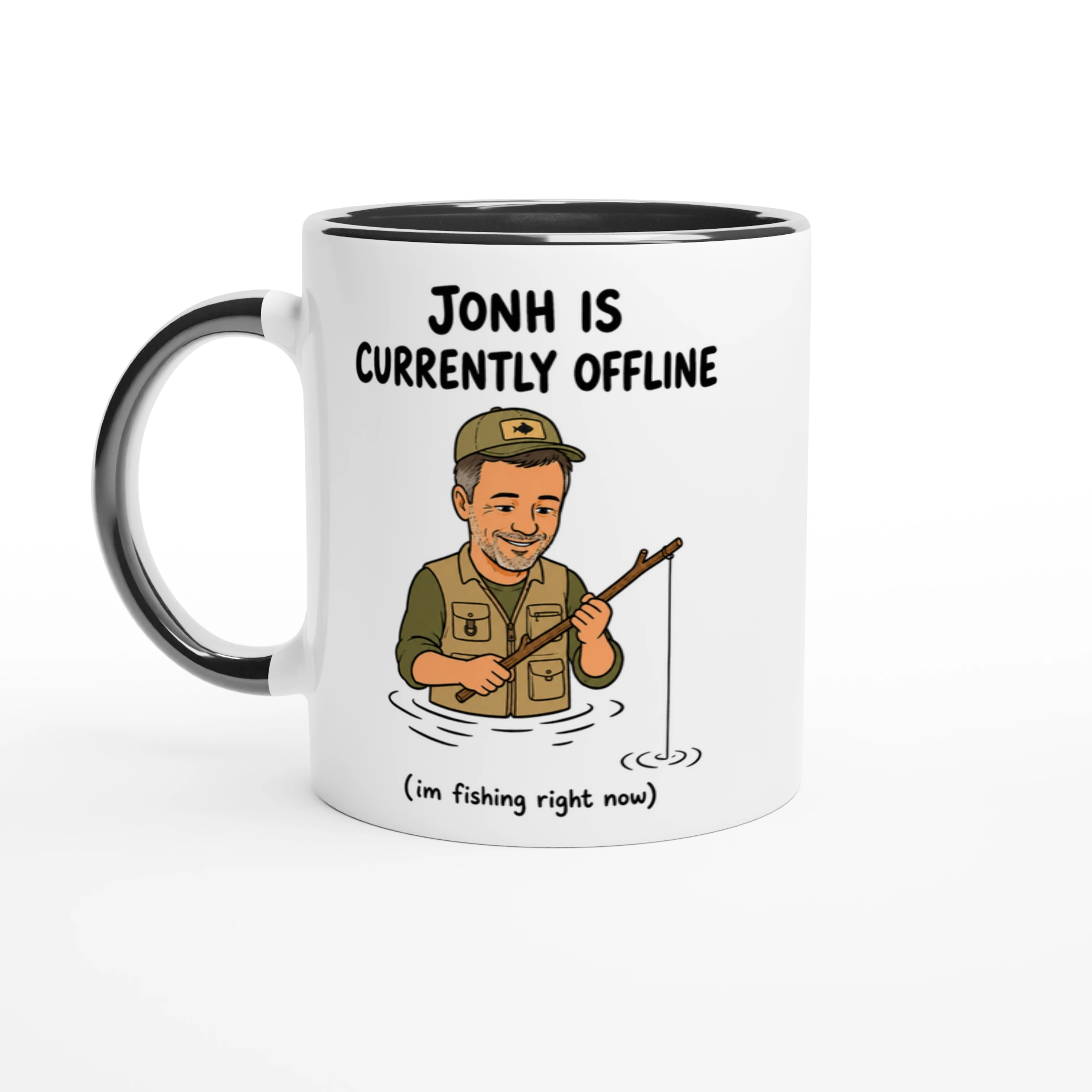 Currently Offline® I'm Fishing Mug