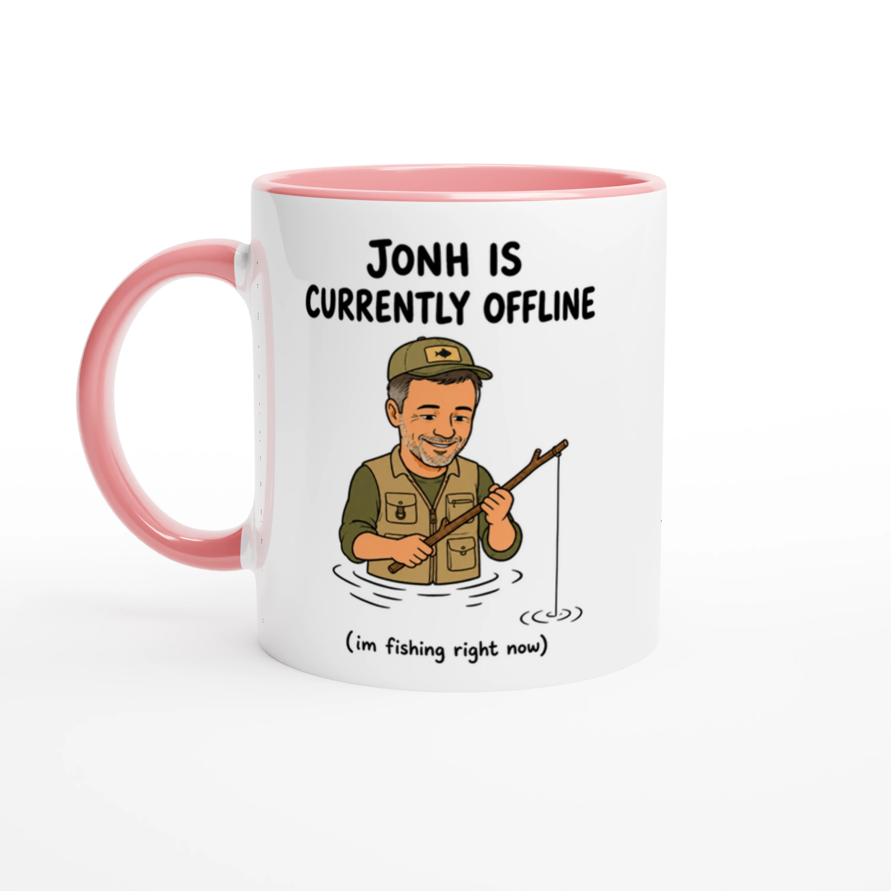 Actuellement Hors Ligne® Je Pêche Tasse - image 2
