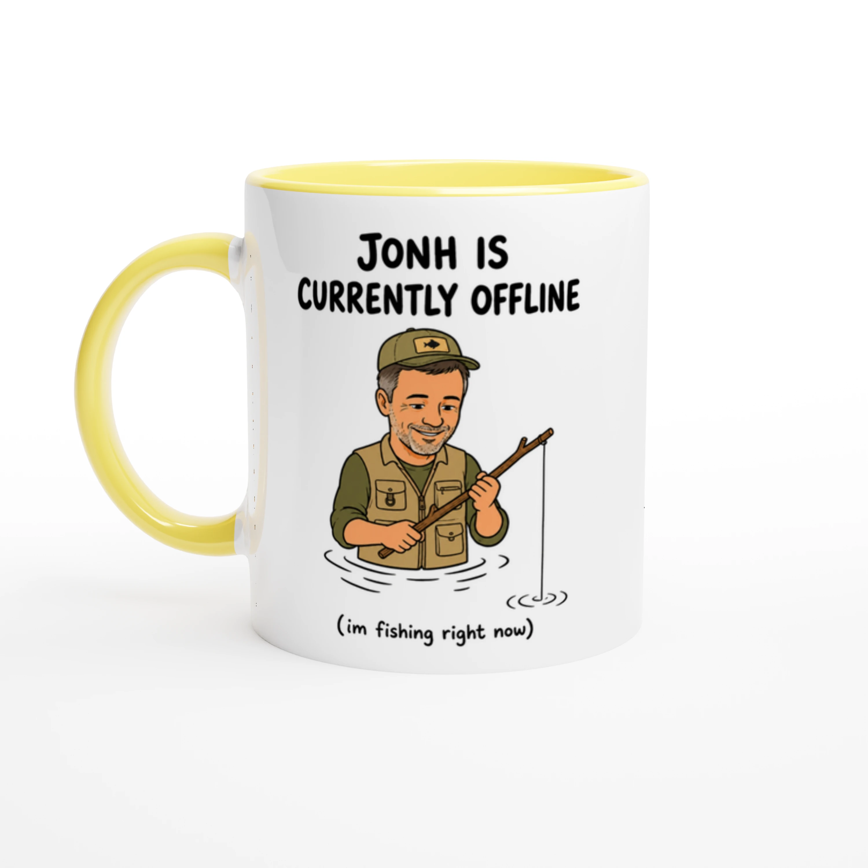 Currently Offline® I'm Fishing Mug - image 2